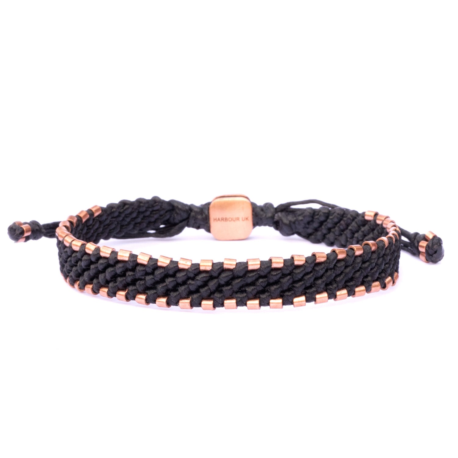 Solid Copper Bracelet For Mens All Black - Black Harbour UK Bracelets