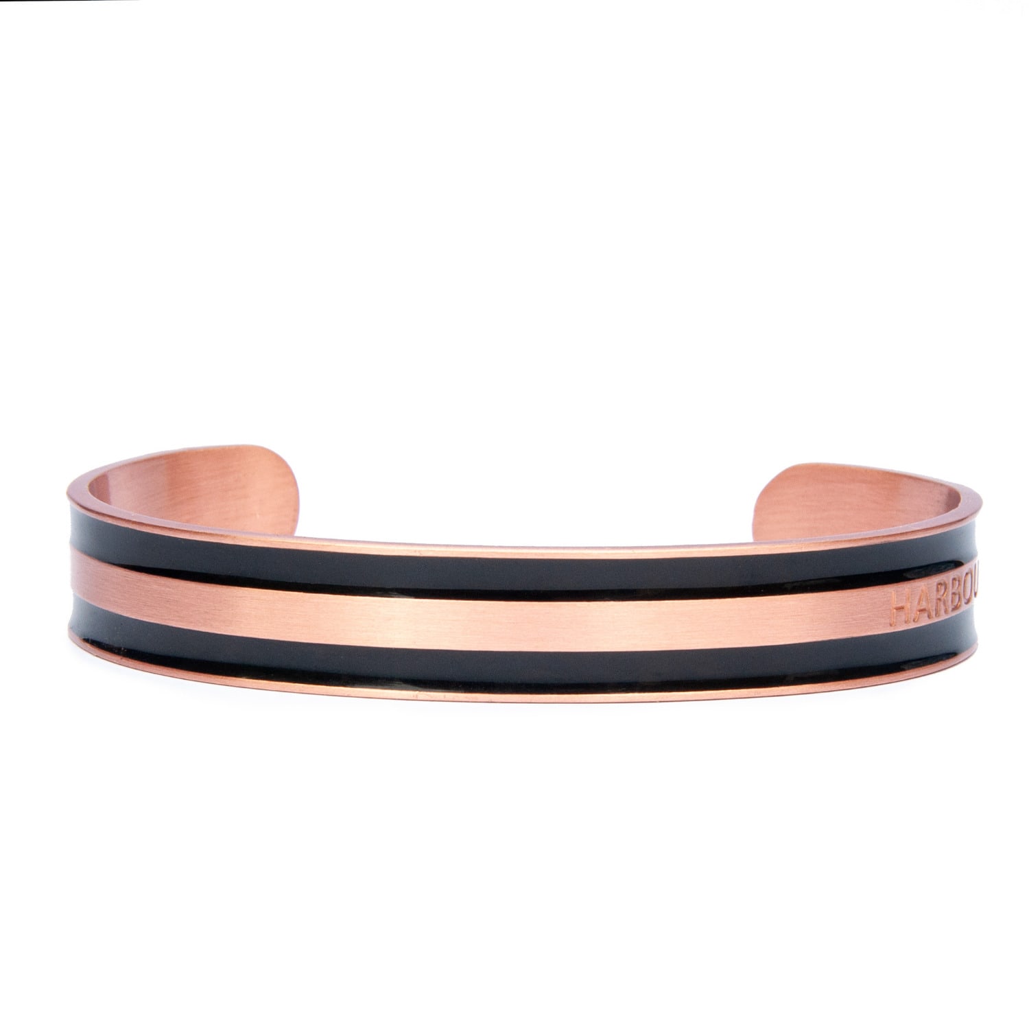 Solid Copper Cuff For Men - Chunky & Minimalist - The Boss Harbour UK Bracelets