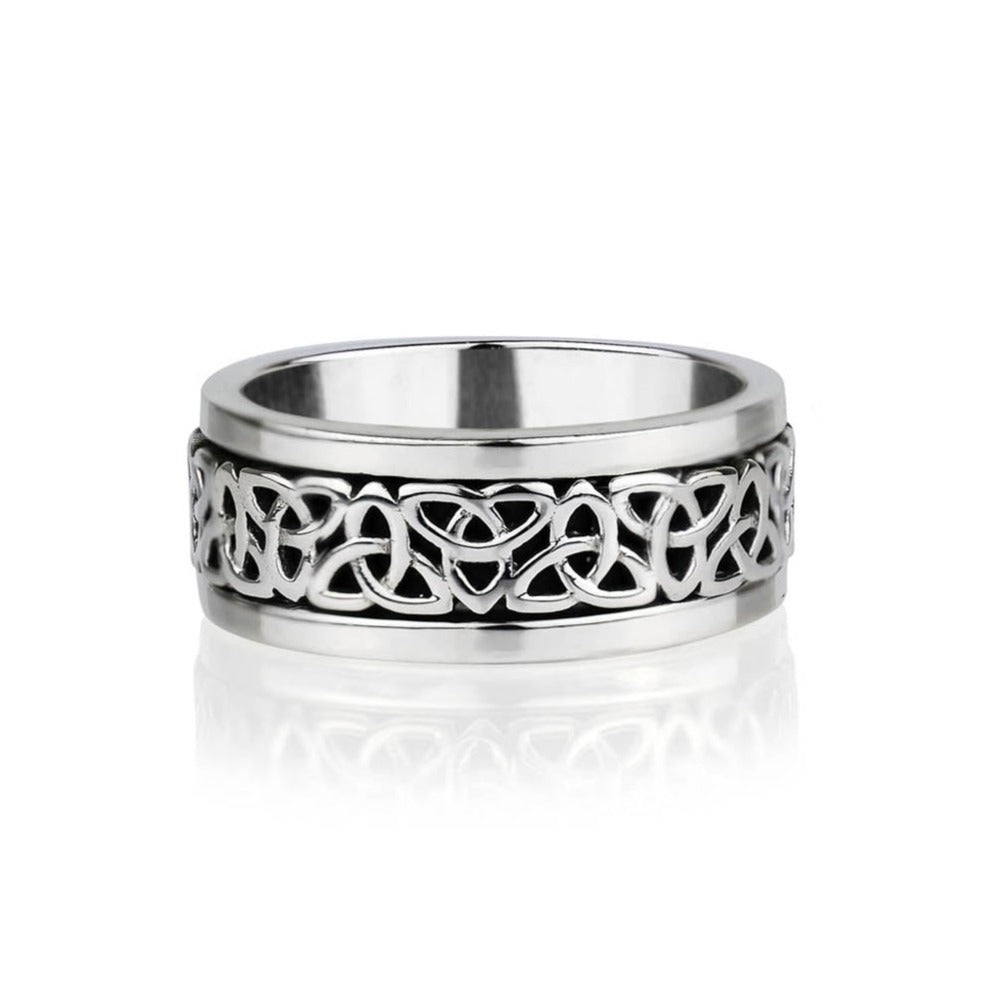 Unity Men's Silver Spinning Ring Charlotte's Web Jewellery