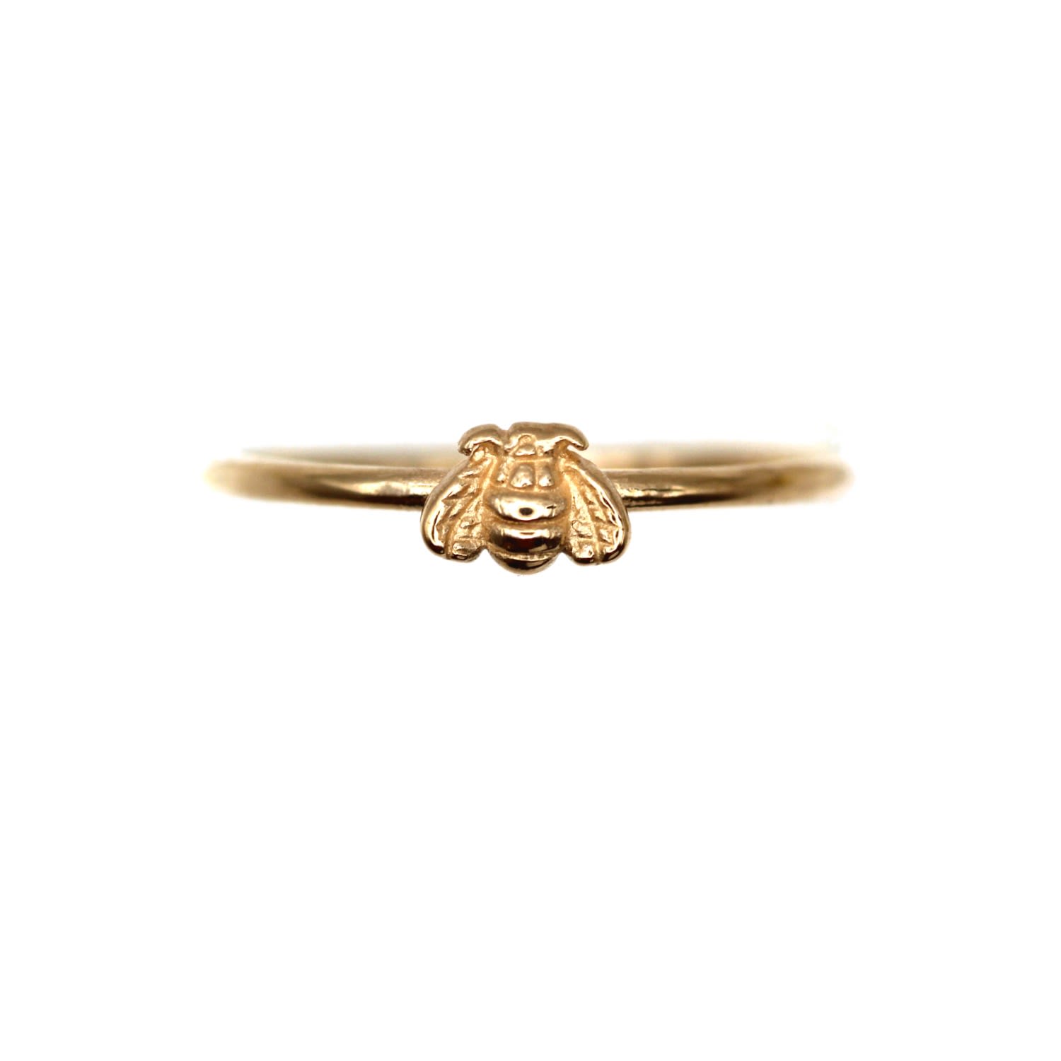 Women's Happy Gold Bee Ring VicStoneNYC Fine Jewelry