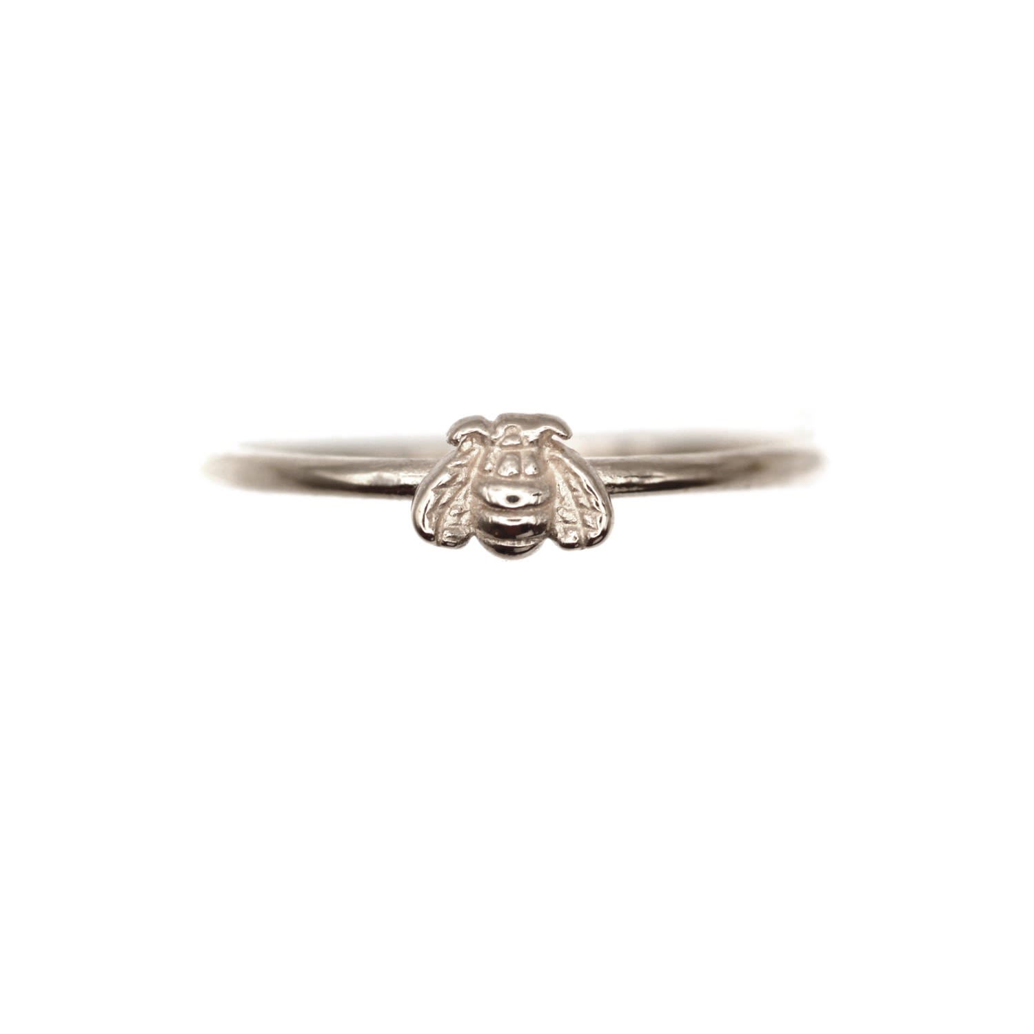 Women's Happy Silver Bee Ring VicStoneNYC Fine Jewelry