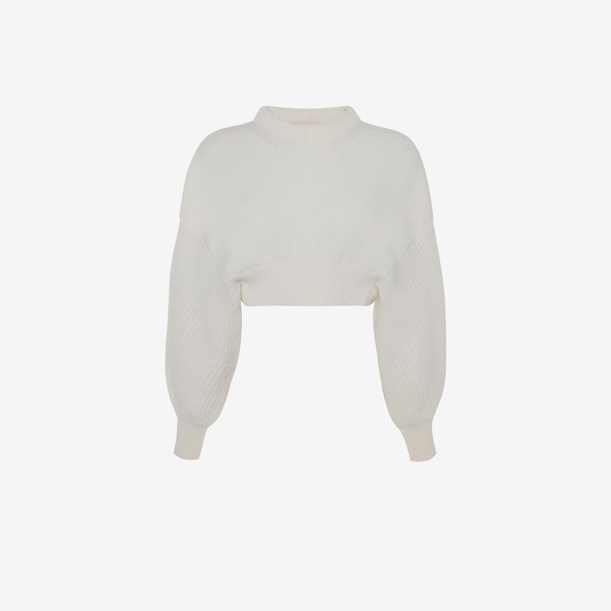 ALEXANDER MCQUEEN - Cropped Cocoon Sleeve Jumper - Item 688349Q1A5C9004