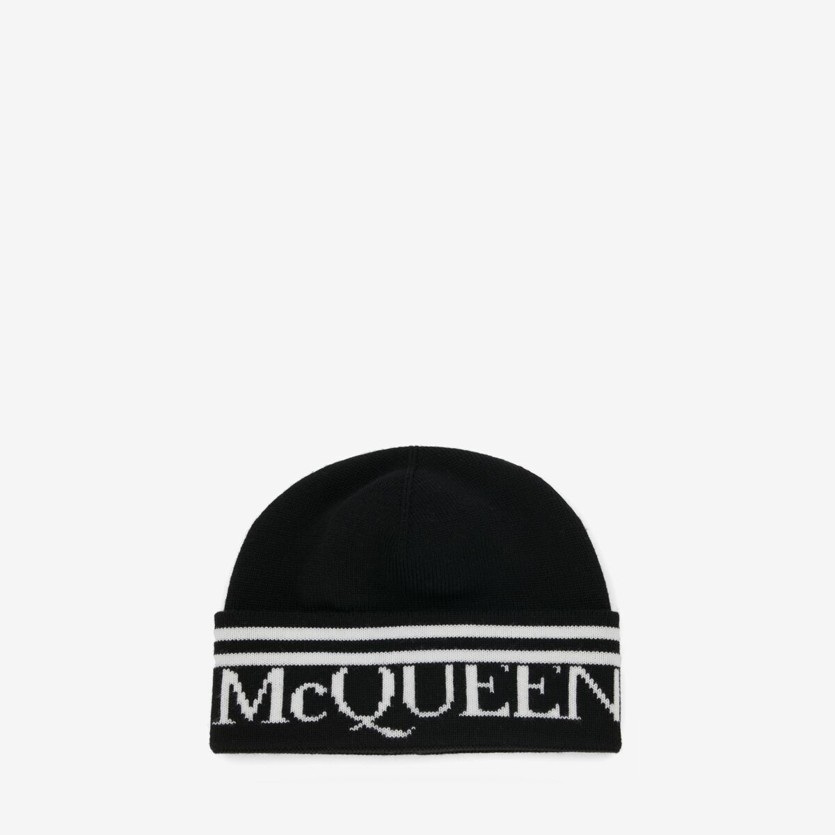 ALEXANDER MCQUEEN - Mc Queen knit beanie - Item 7304303206Q1078