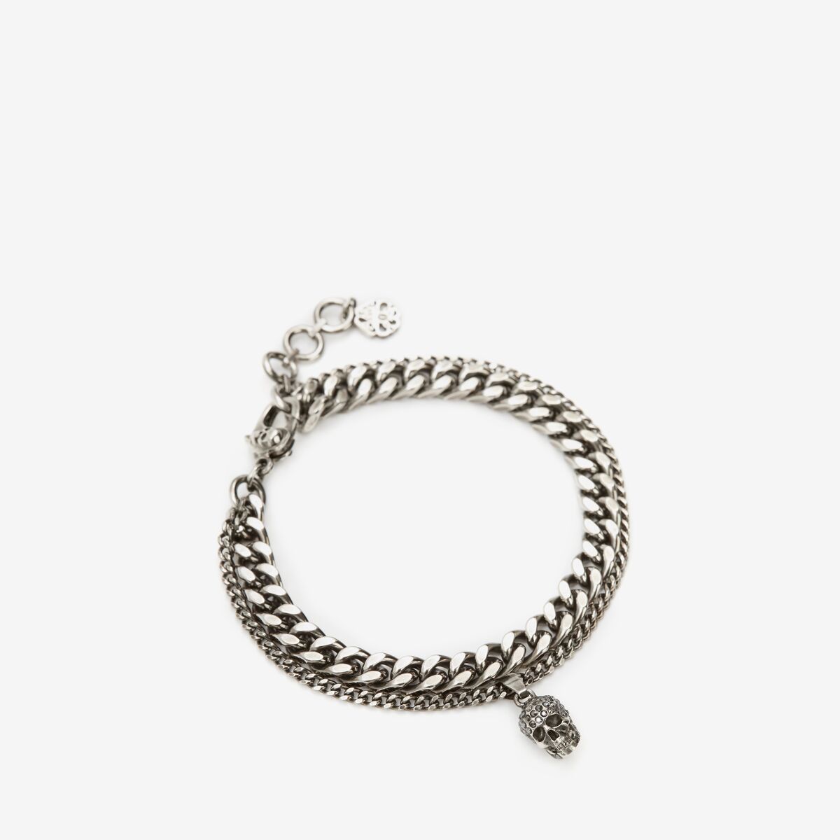 ALEXANDER MCQUEEN - Pave Skull Chain Bracelet - Item 689416I94VY1572
