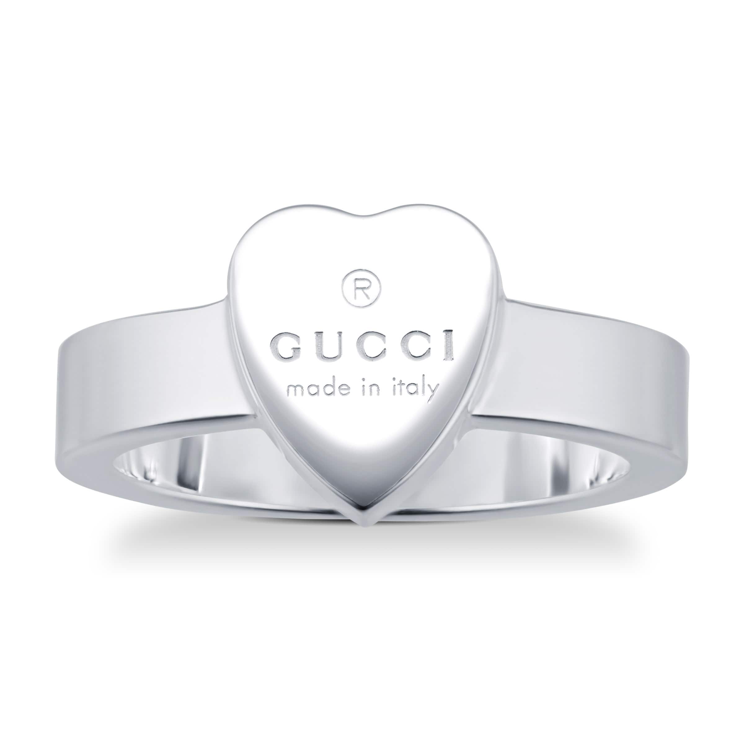 Trademark Silver Heart Ring - Ring Size K.5
