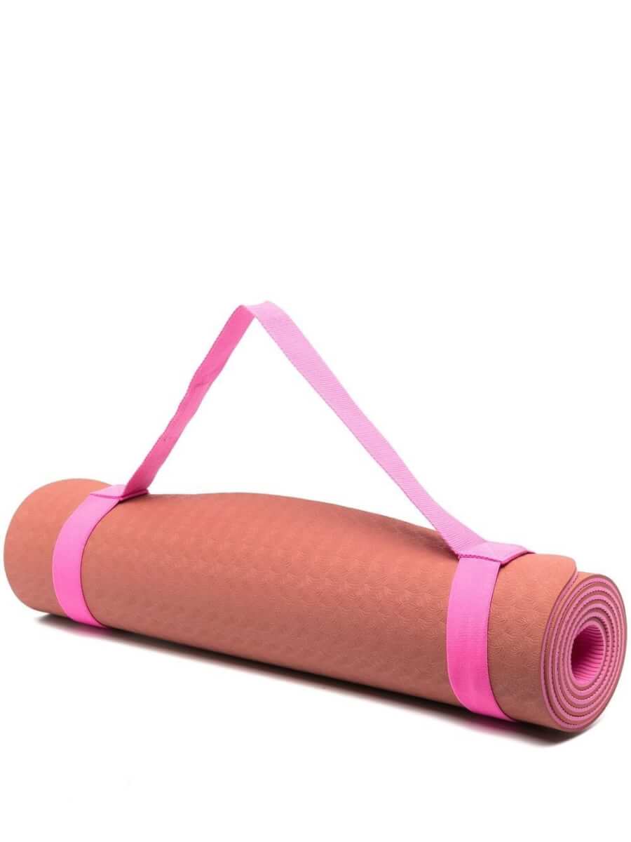 yoga nidra adidas by Stella McCartney logo-patch yoga mat