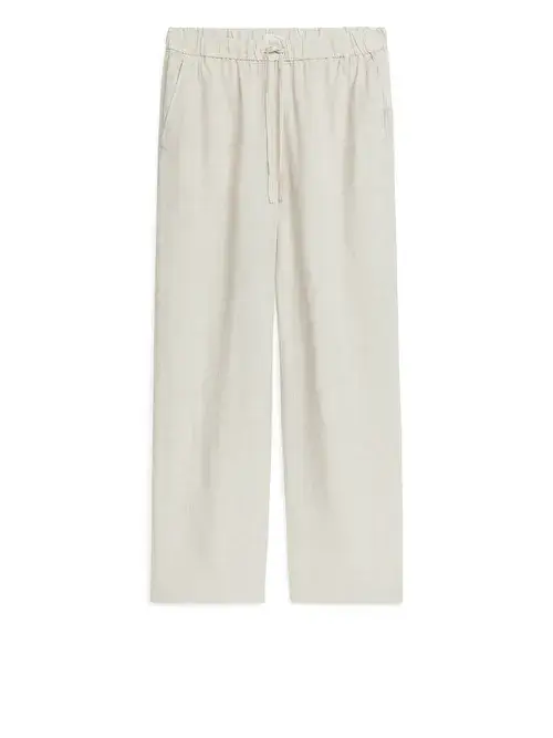 favourite things ARKET 5/5 Linen Drawstring Trousers £55