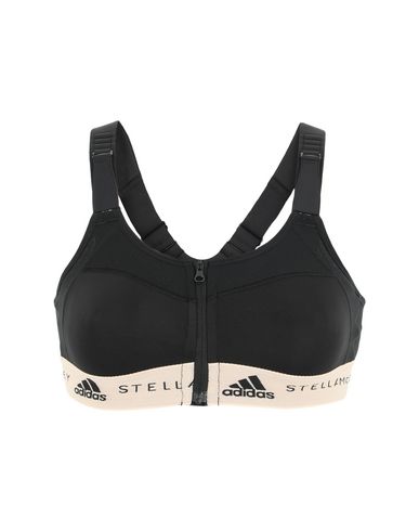 Adidas By Stella Mccartney Truepur Mas Bra Woman Top Black Size S A-B Recycled polyester, Elastane