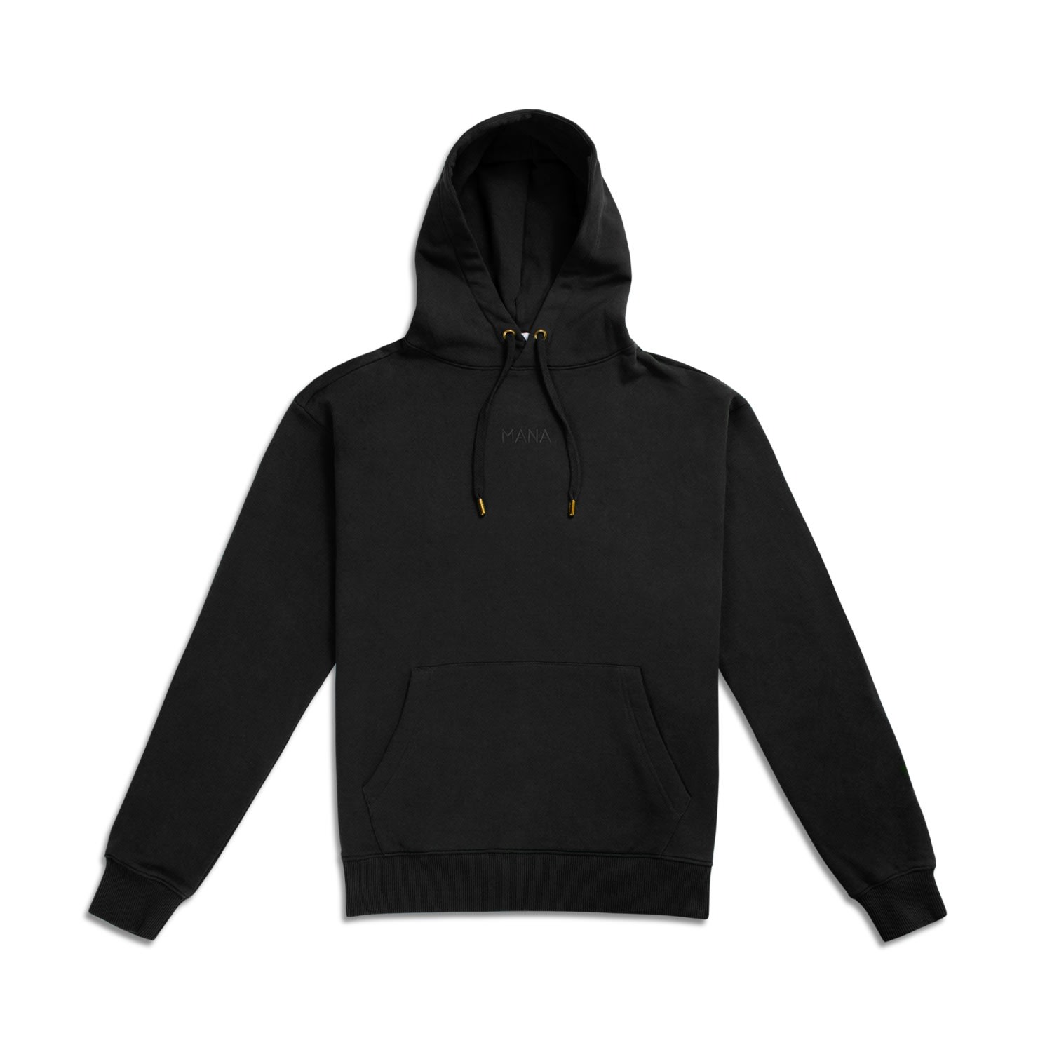 Black Deluxe Hoodie Mens In Charcoal Grey Extra Small MANA The Movement
