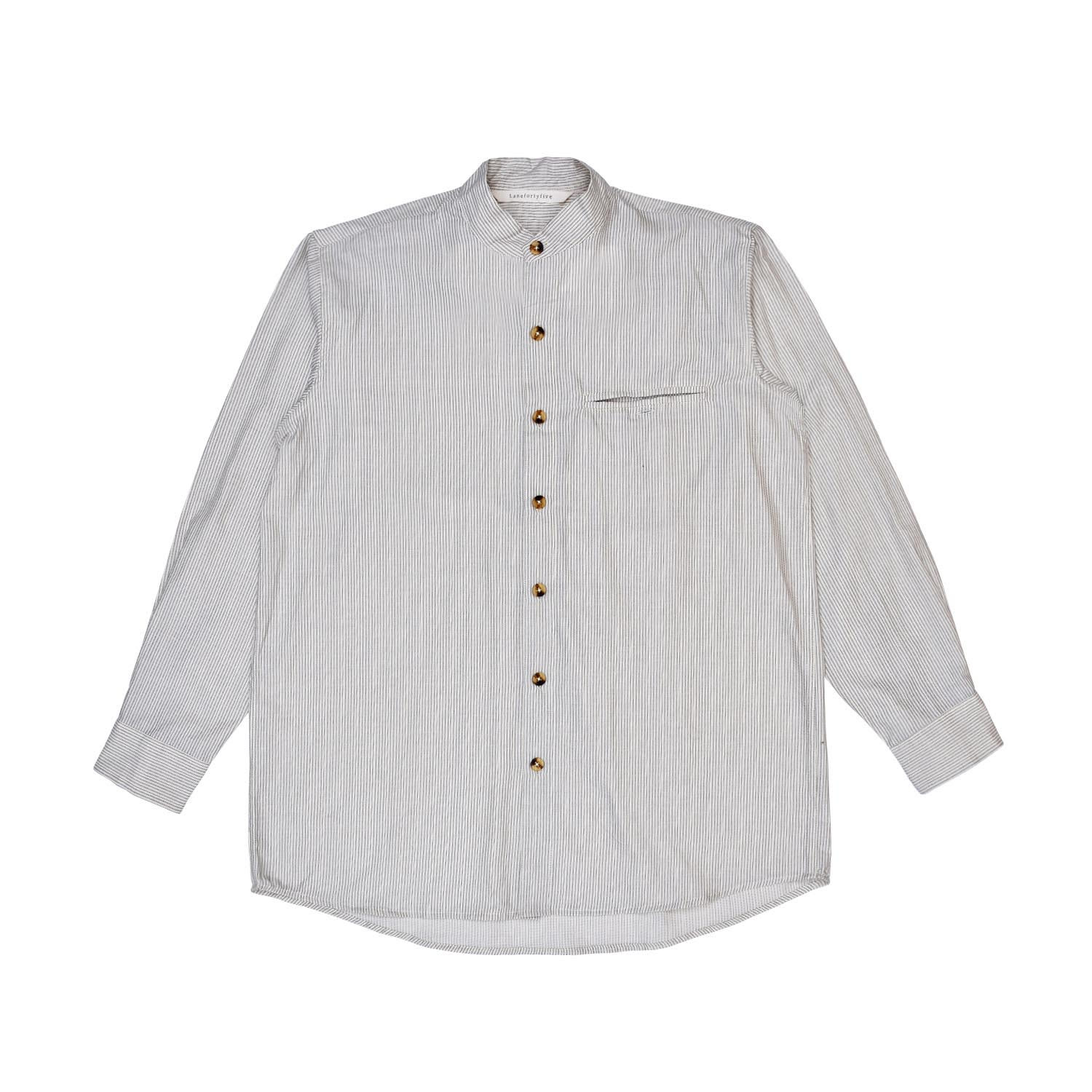 Bondurant Men's Shirt - Off- White Small LaneFortyfive