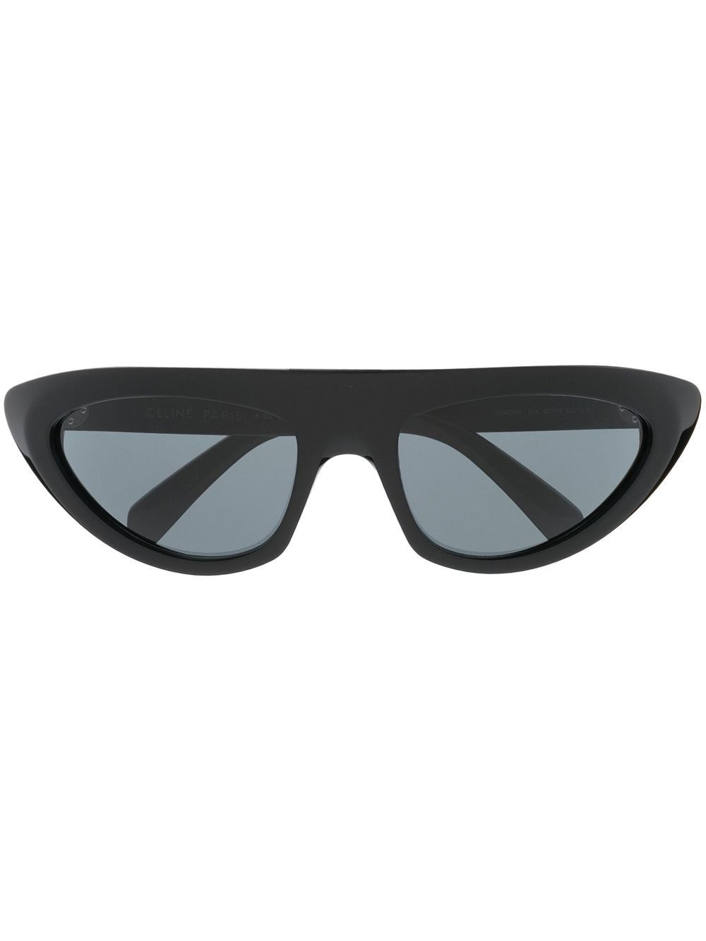 Celine Eyewear cat-eye frame design sunglasses - Black