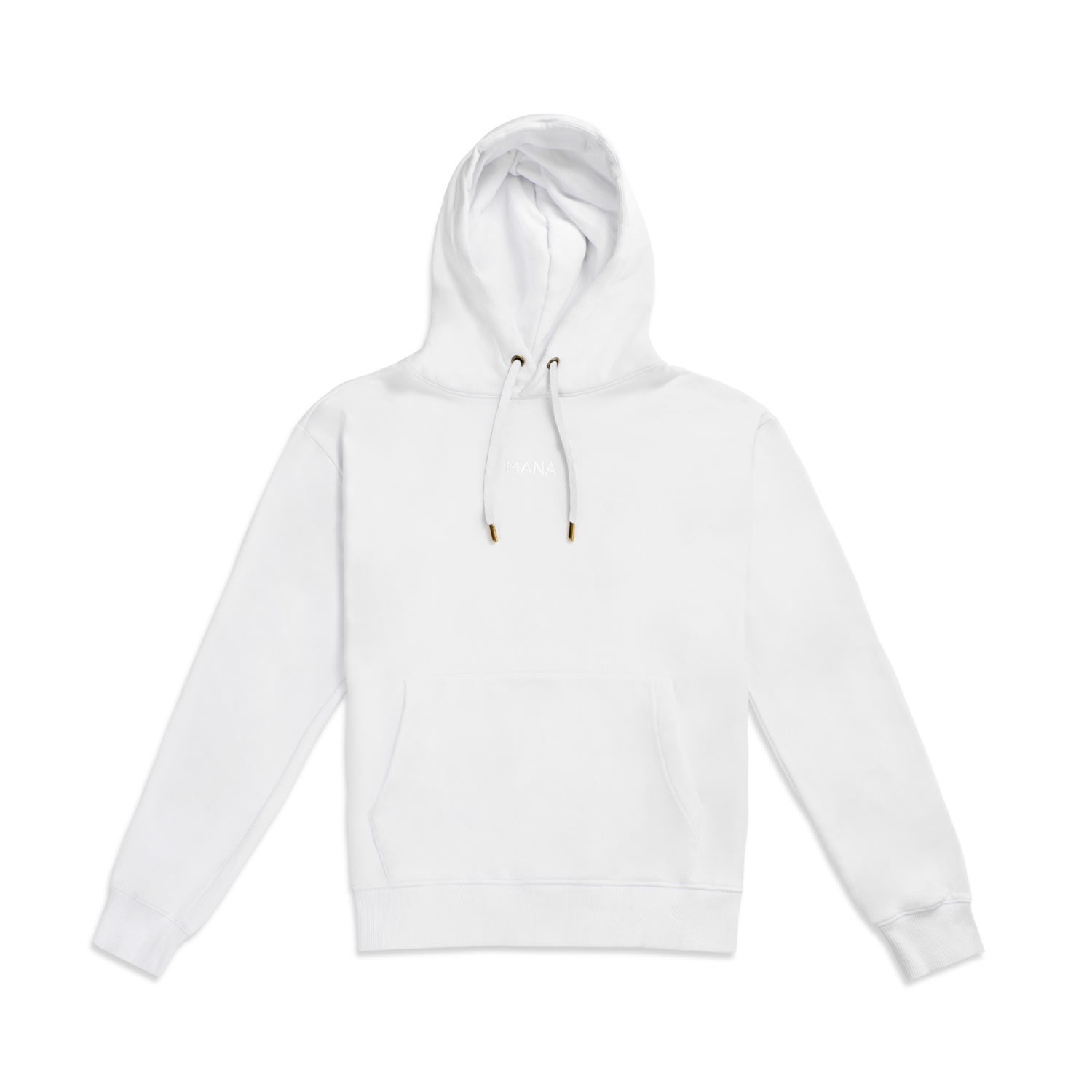 Deluxe Hoodie Mens In Achromatic White Extra Small MANA The Movement