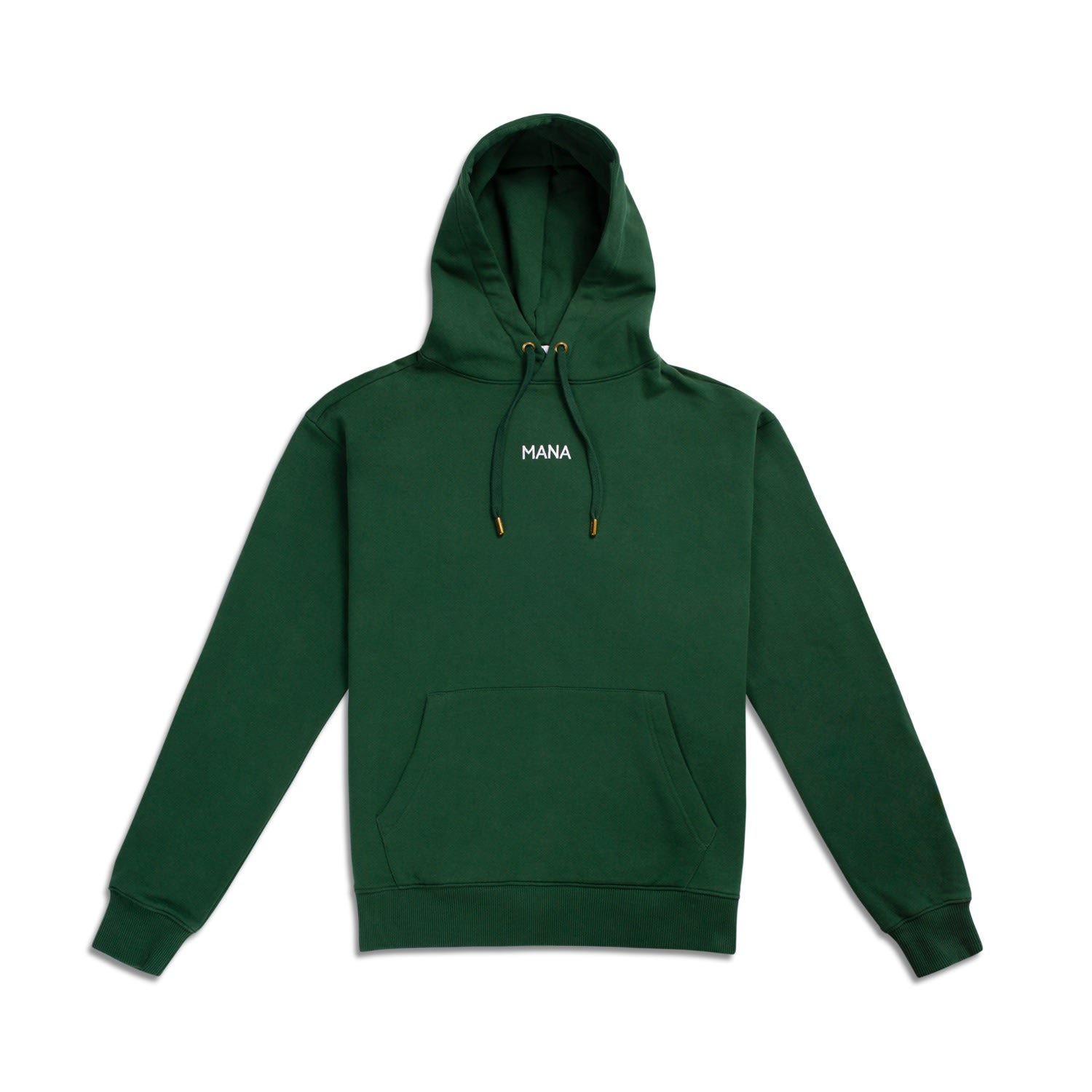 Deluxe Hoodie Mens In Pine Green Extra Small MANA The Movement
