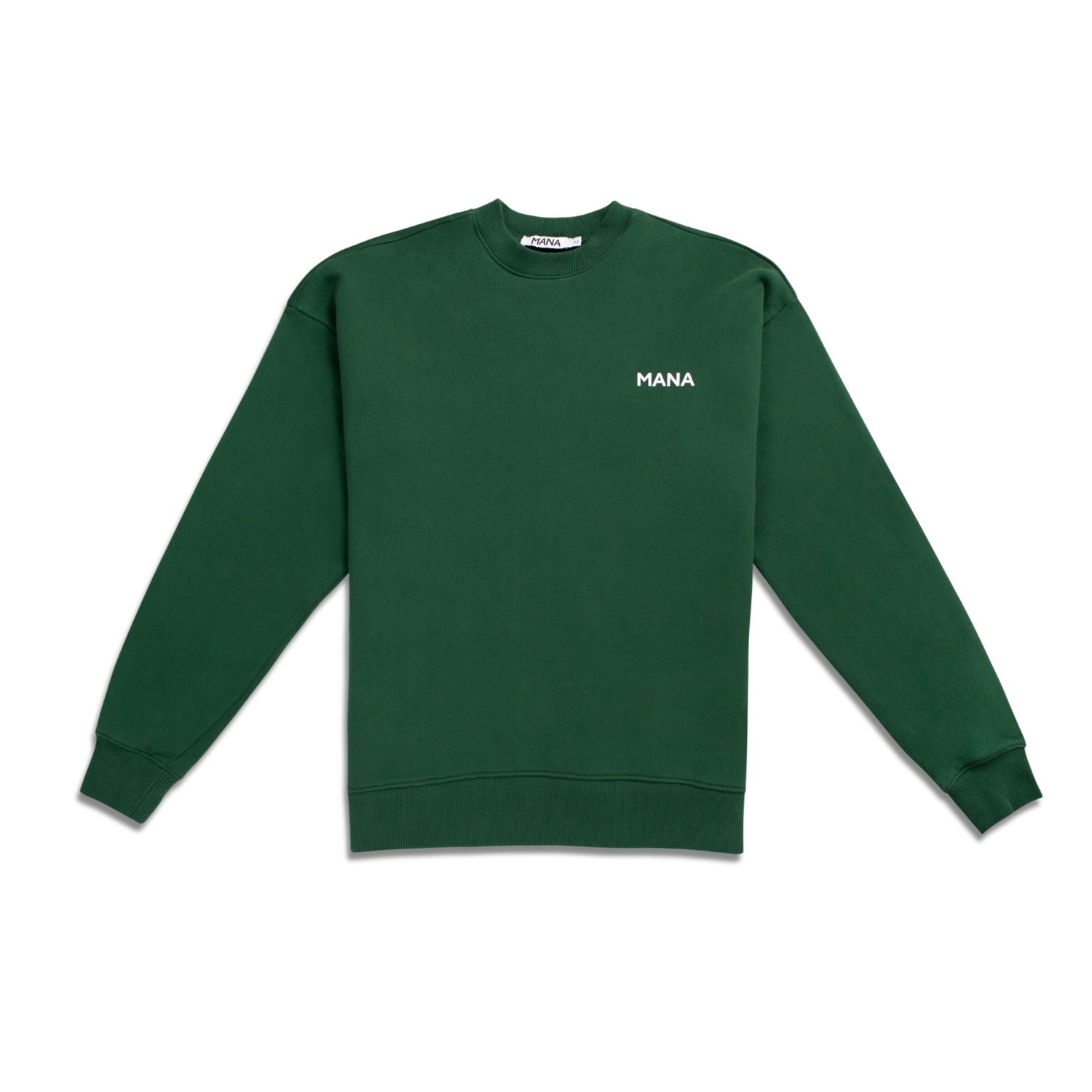 Deluxe Sweatshirt Mens In Pine Green Extra Small MANA The Movement