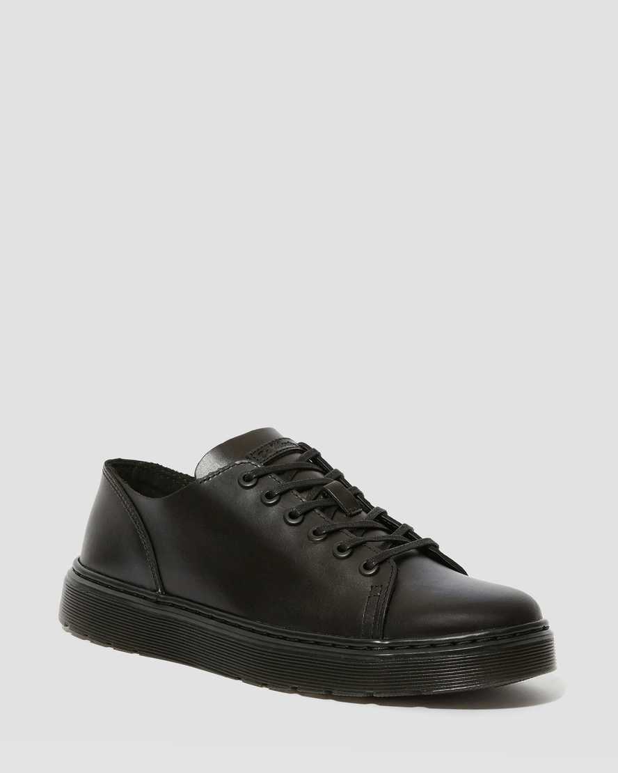 Dr. Martens Men's Dante Brando Leather Casual Shoes in Black, Size: 11