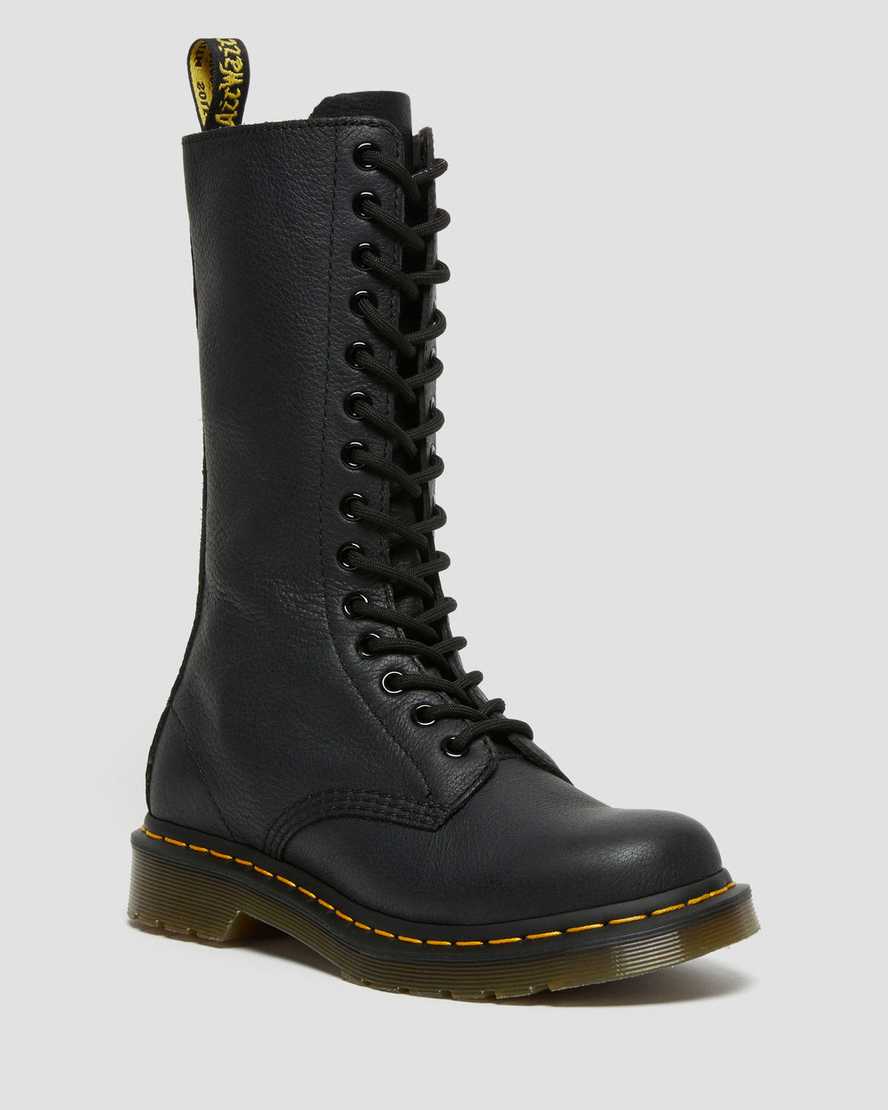 Dr. Martens Women's 1B99 Virginia Leather High Boots in Black, Size: 5