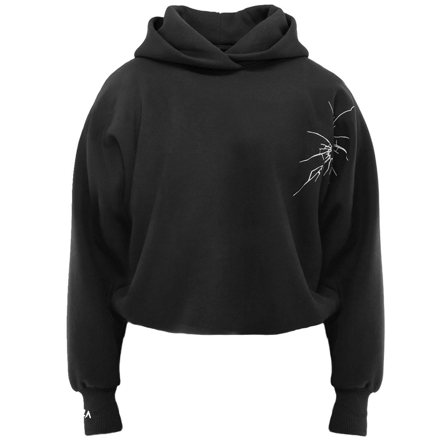 Hardy Embroidered Black Men's Hoodie Small Hamza