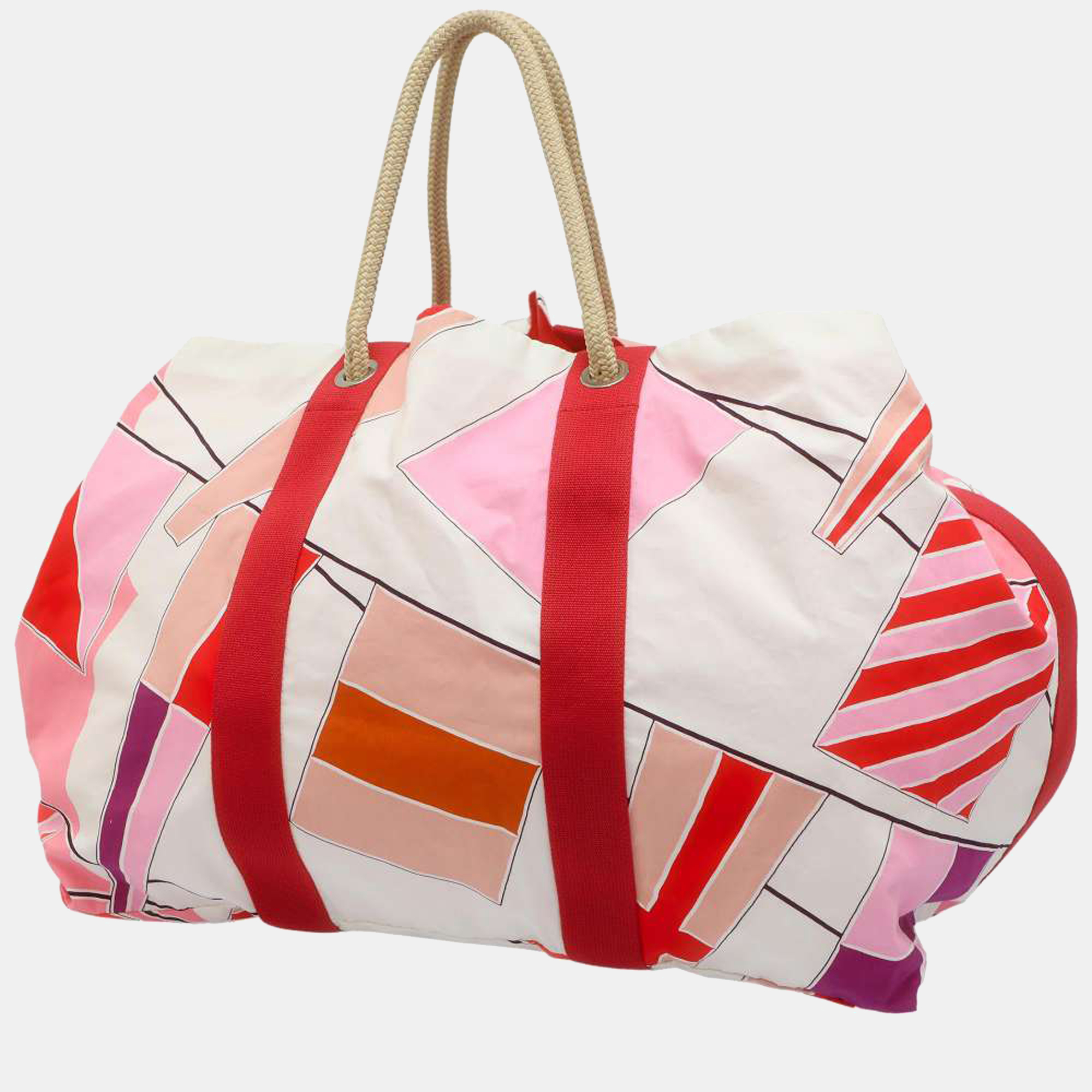 Hermes Multicolor Cotton Beach Bag