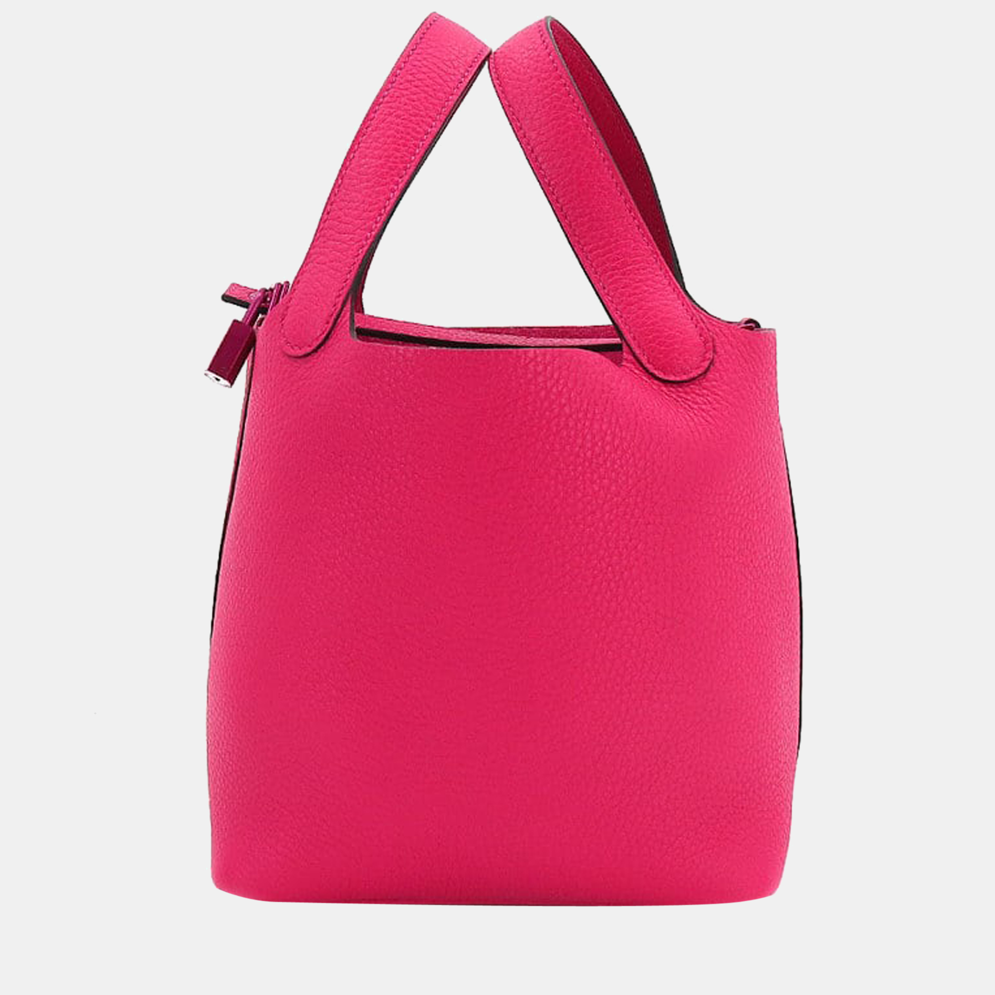 Hermes Picotin Lock PM Monochrome So Pink Handbag Taurillon Clemence Rose Mexico U Engraved