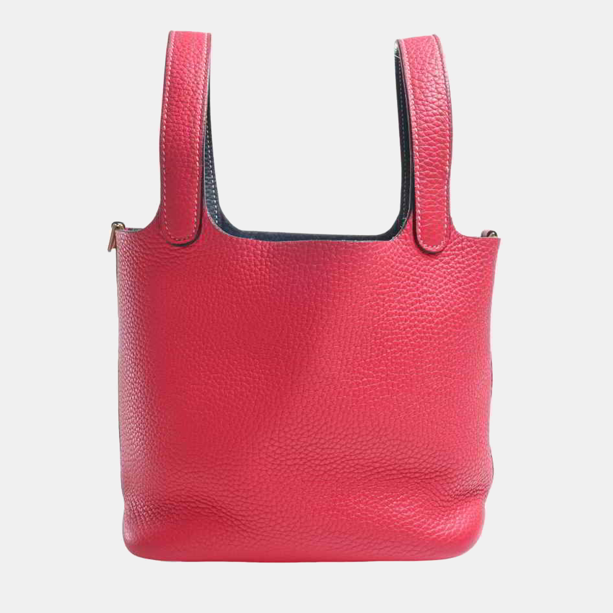 Hermes Taurillon Clemence Picotin Lock PM Handbag Pink