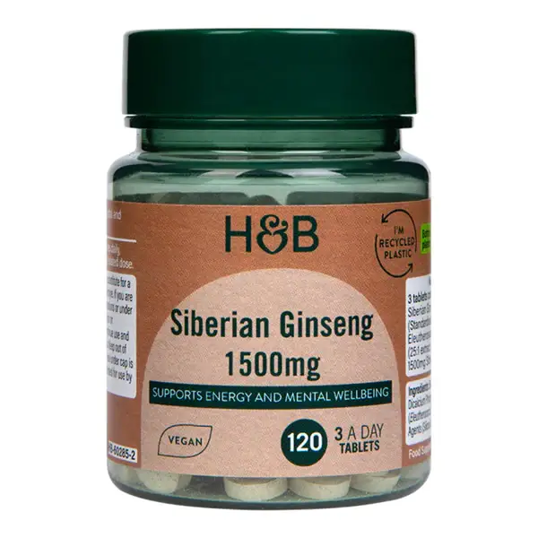 Holland & Barrett Siberian Ginseng 120 Tablets Save 17% Price: Sale price£33.58