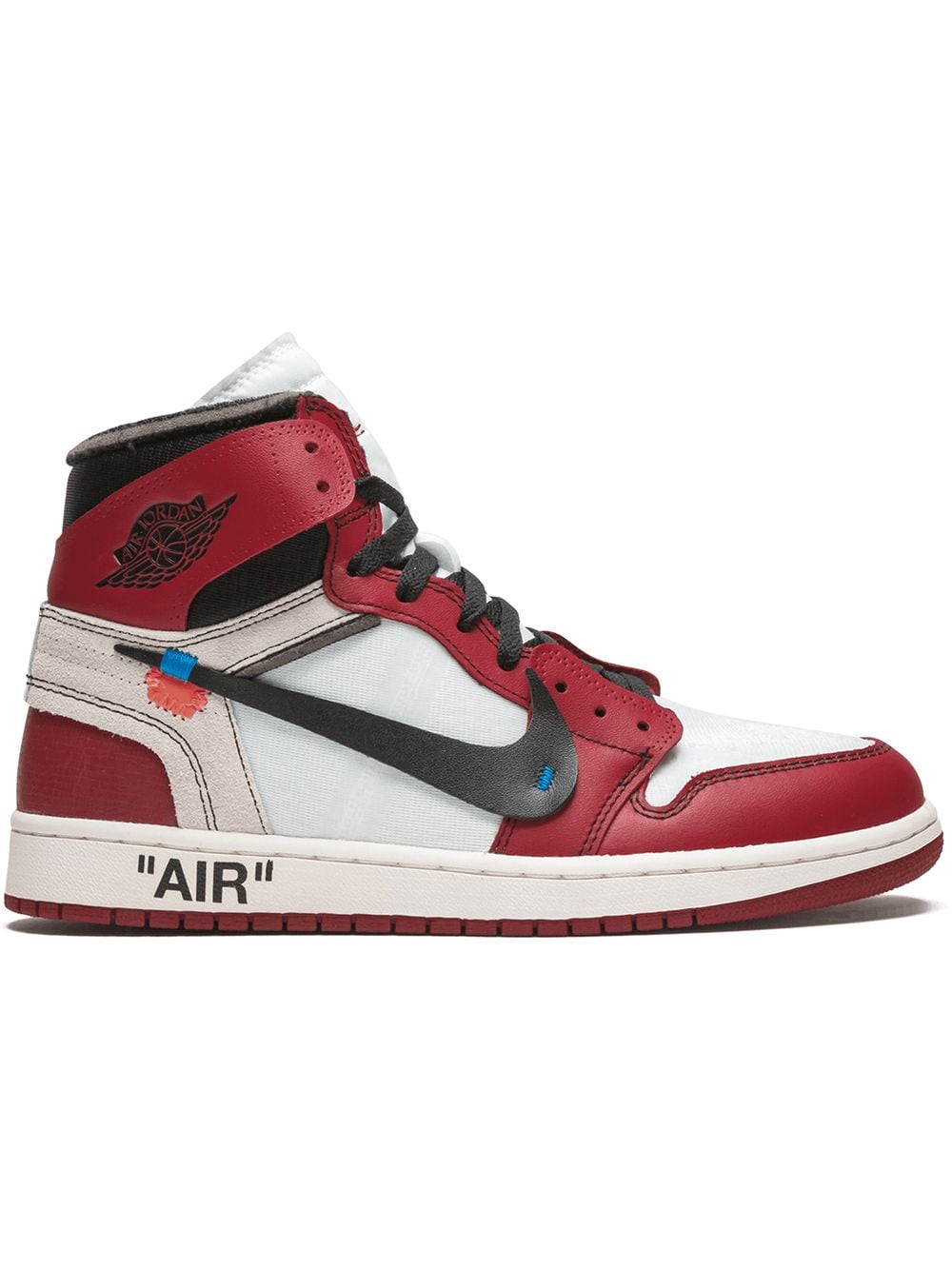 Jordan x Off-White The 10: Air Jordan 1 "Chicago" sneakers - Red