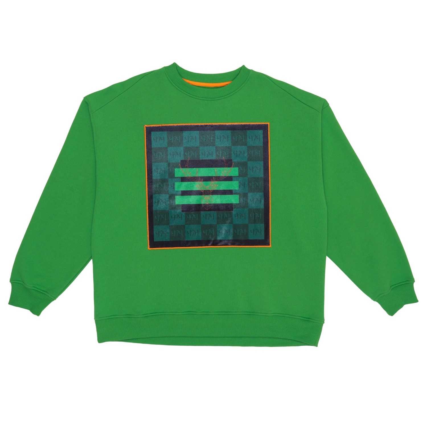 Men's 474 X Jagermeister Oversized Organic Sweatshirt - Green Extra Small 474 co