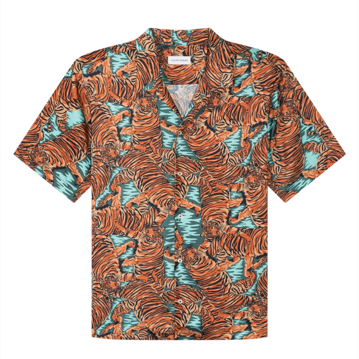 Men's Bengal Tiger Shirt Extra Small SAINT PERRY