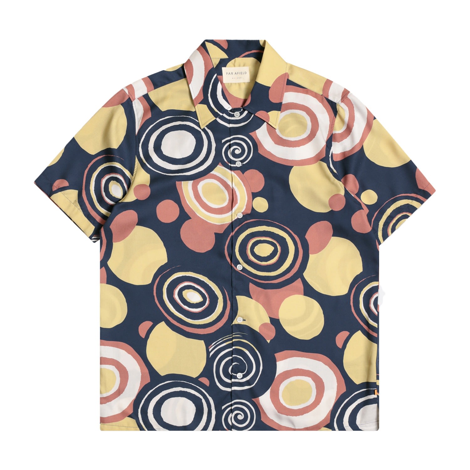 Men's Busey Shirt - Shapes Print Small Far Afield