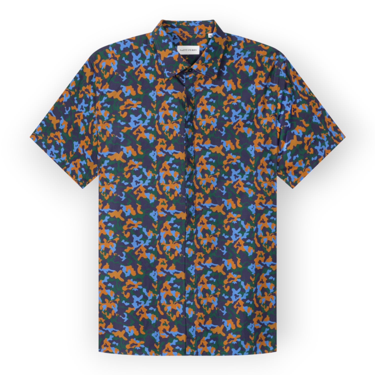 Men's Colorful Camo Shirt Extra Small SAINT PERRY