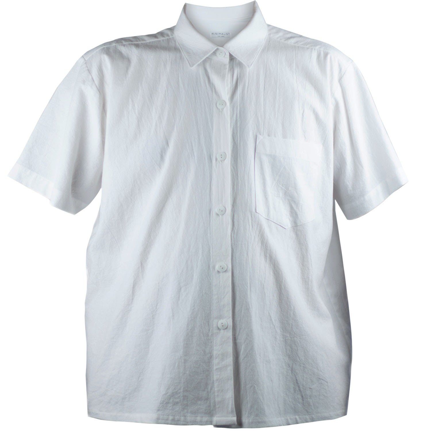 Men's Dom Shirt White Small Minimalist The Label