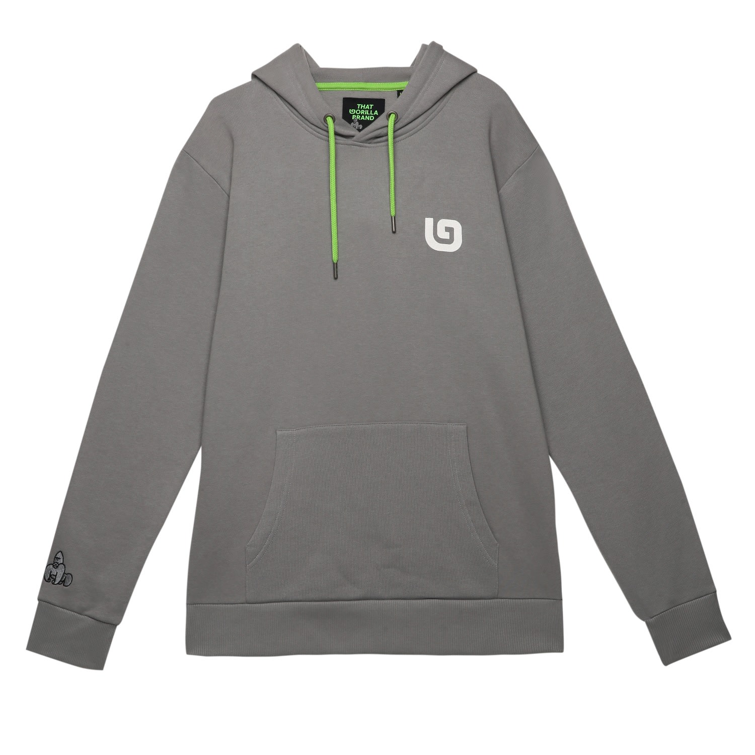 Men's G Collection Hoody - Grey Small That Gorilla Brand