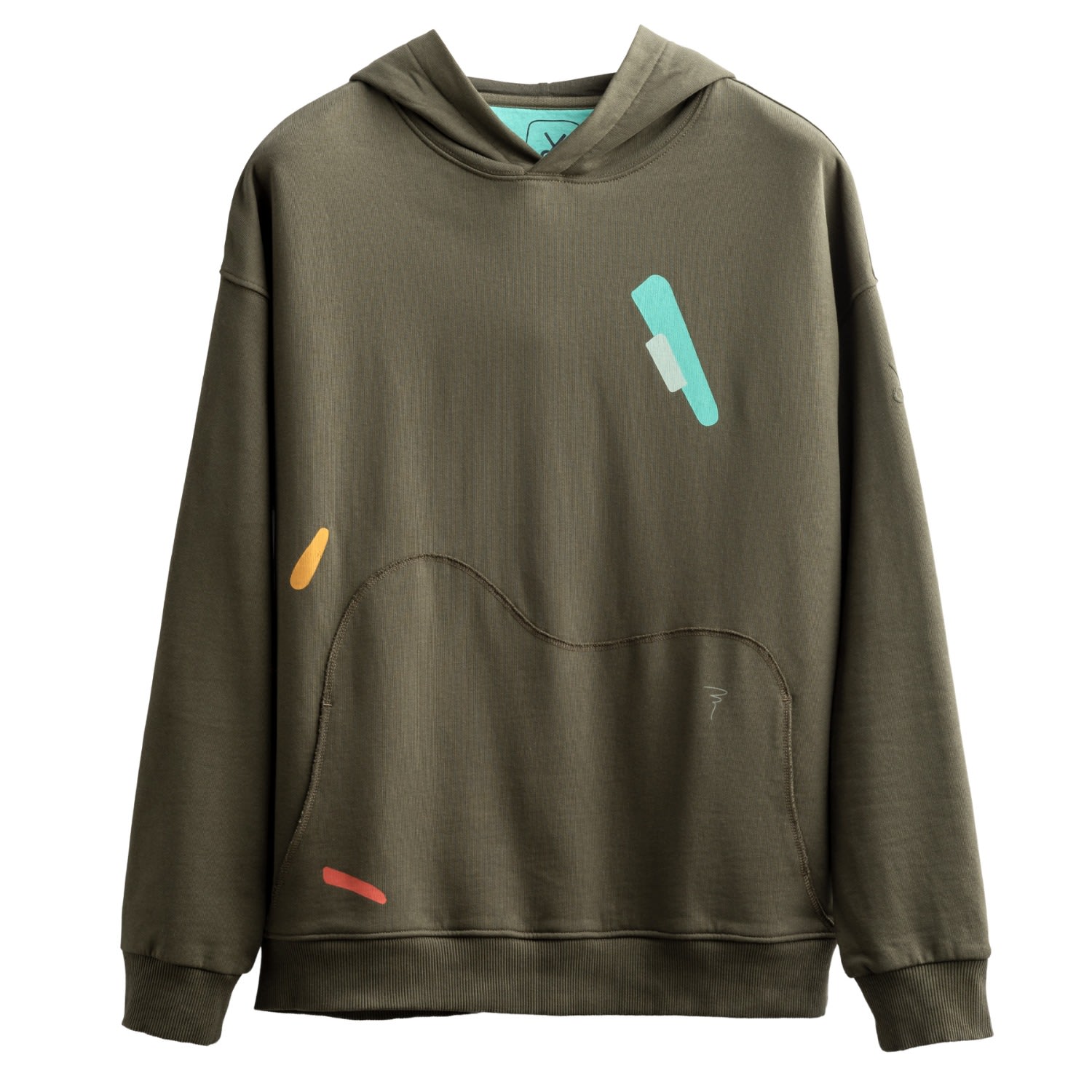 Men's Green Unisex Design Hoodie Sweatshirt - Apenda - Jungle Extra Small KAFT