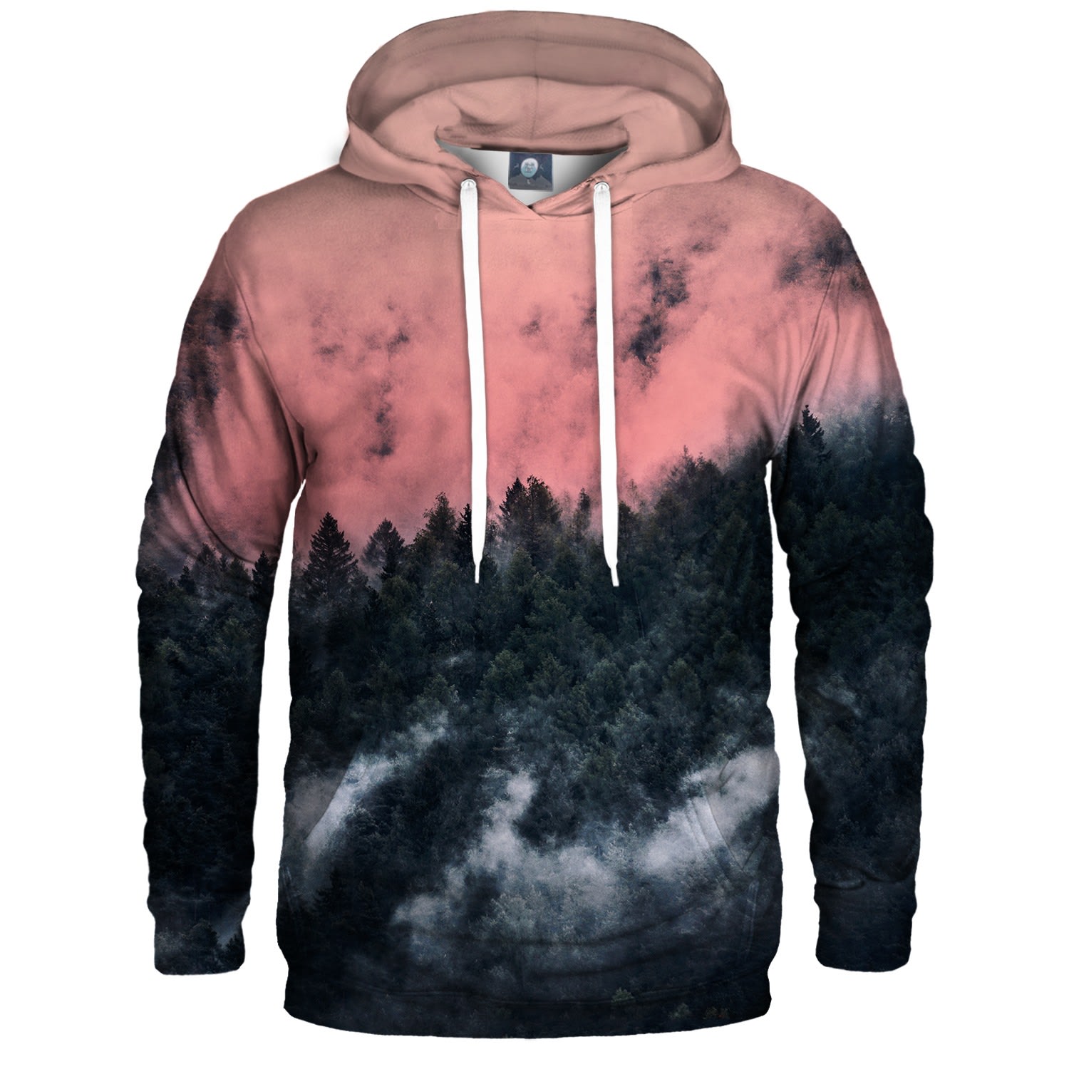 Men's Grey / Pink / Purple Forest Hoodie Extra Small Aloha From Deer