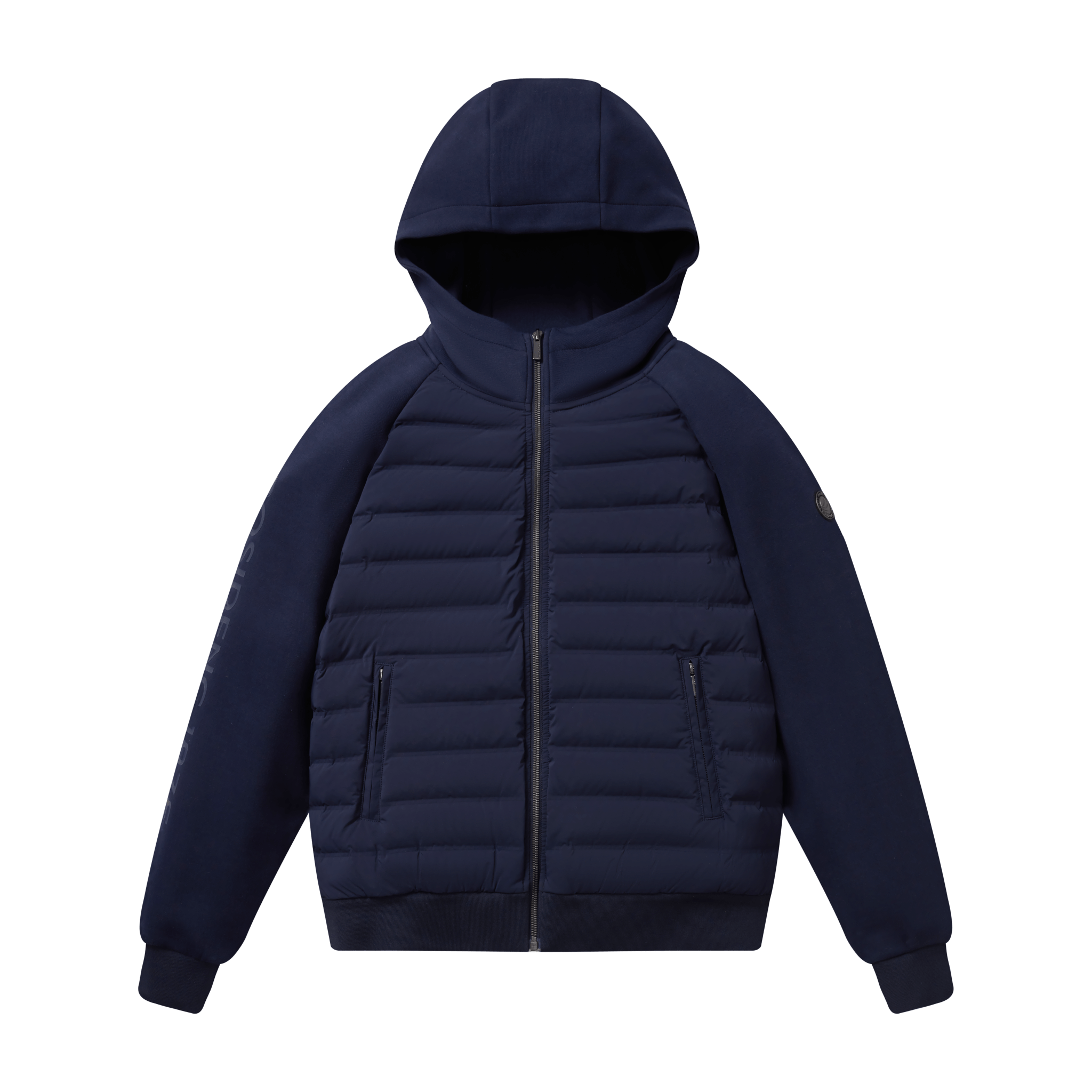 Men's Hoodie With Down - Blue Extra Small Bosideng