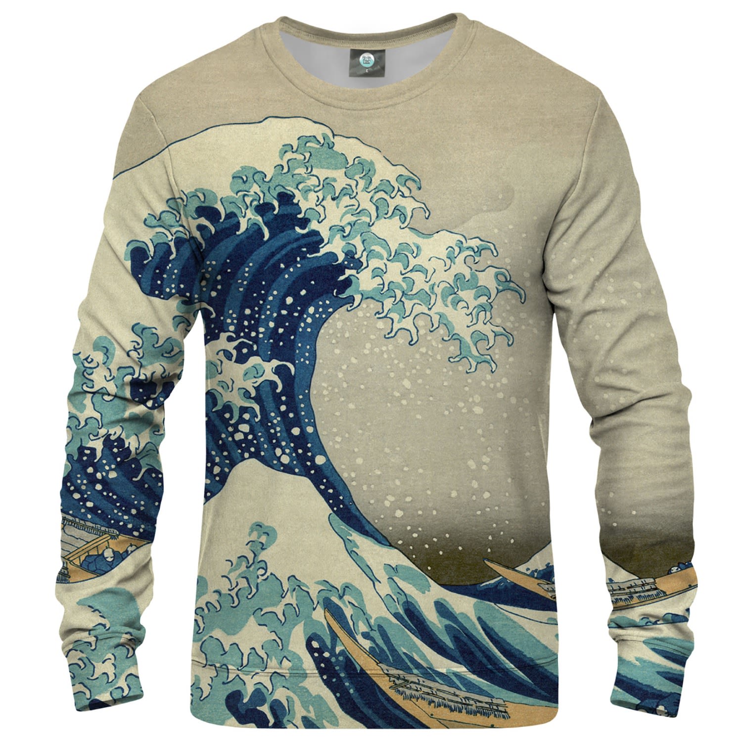 Men's Kanagawa Wave Sweatshirt Extra Small Aloha From Deer