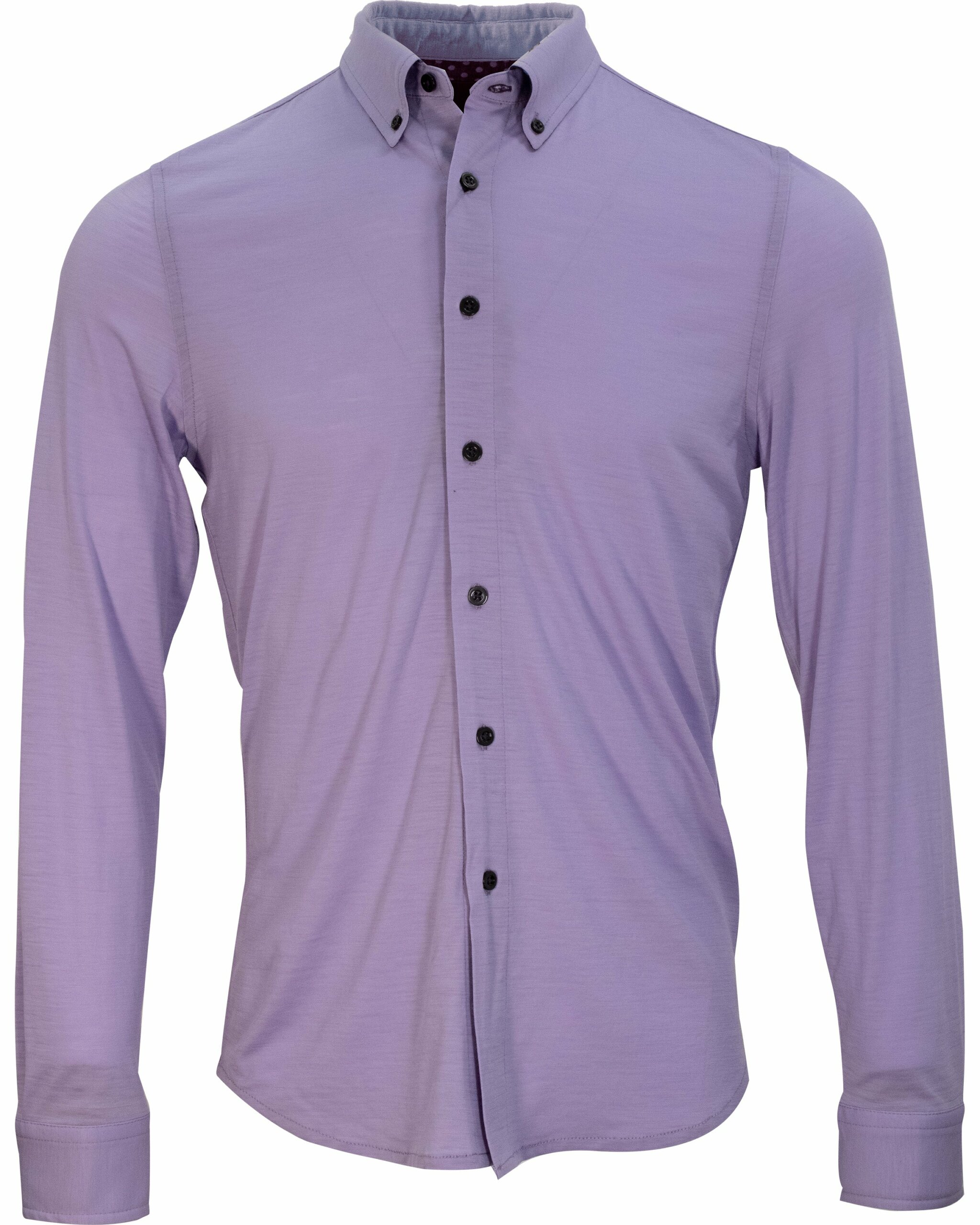 Men's Pink / Purple Shawn Merino Shirt In Lavender Small Lords of Harlech