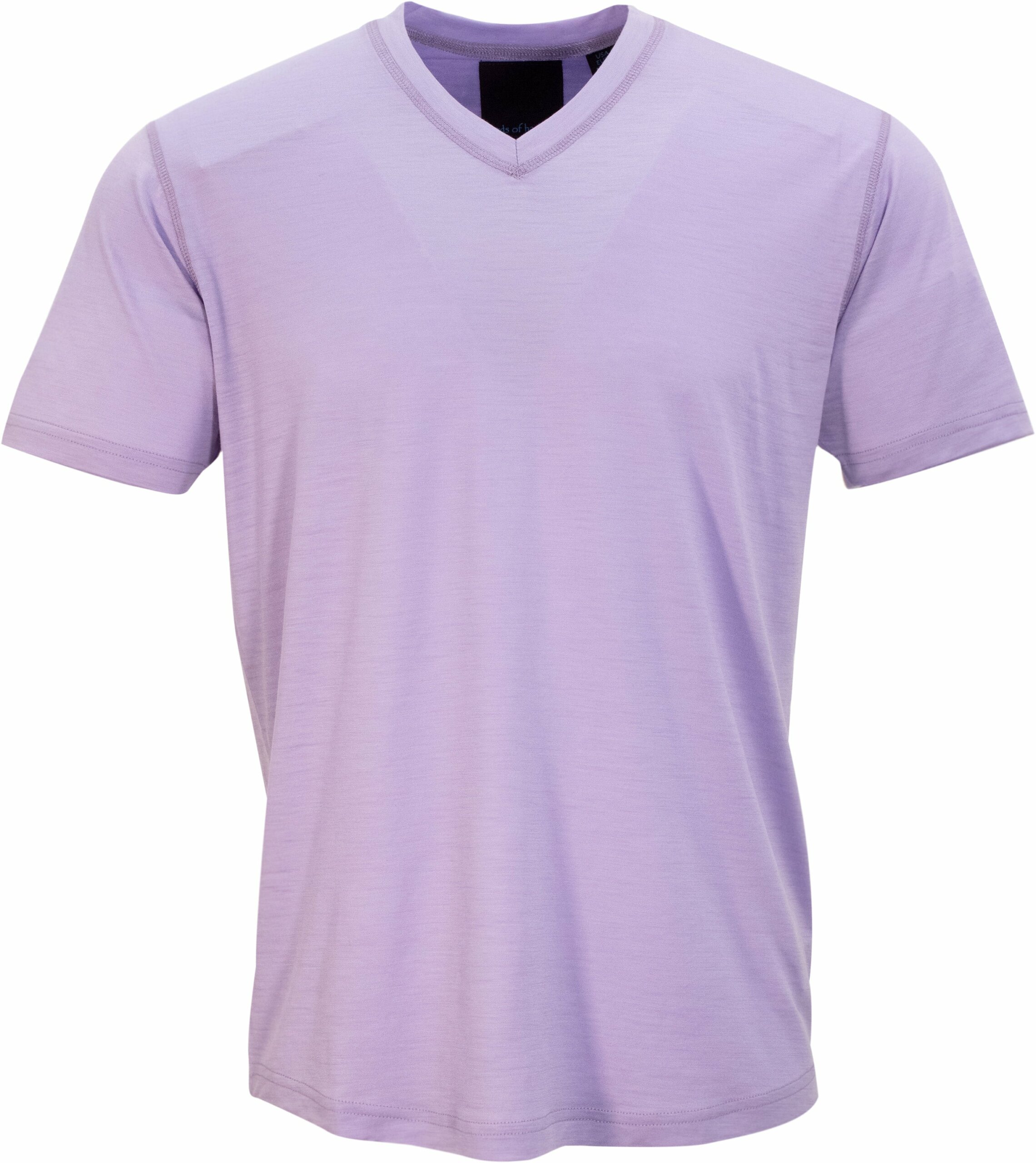 Men's Pink / Purple Victor V-Neck Merino Shirt In Lavender Small Lords of Harlech