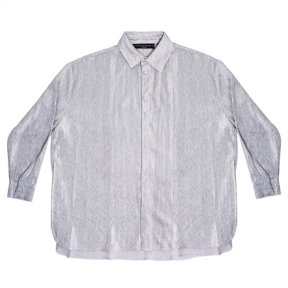 Men's Silver The Textured Shirt S/M Formerly Known As