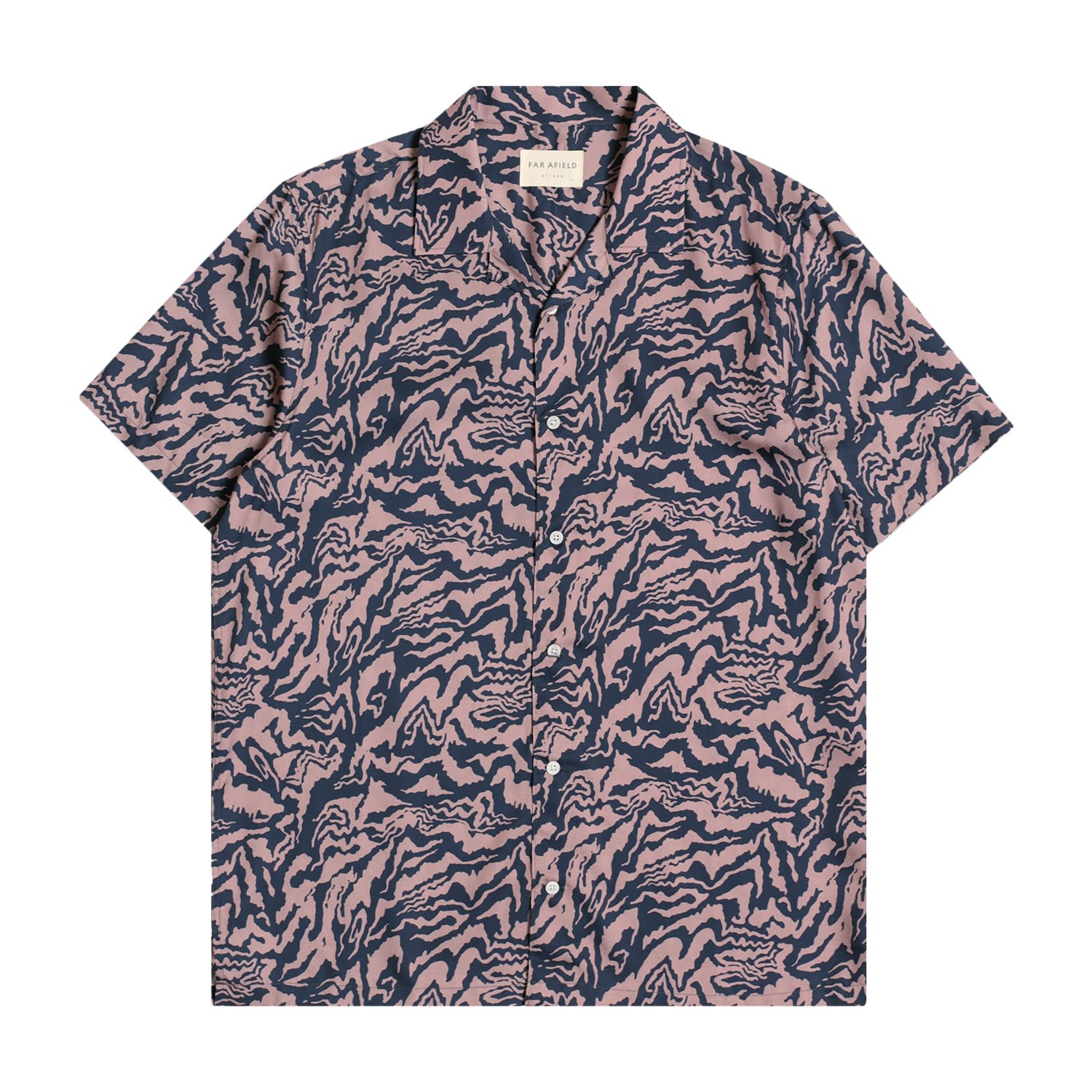 Men's Stachio Shirt - Animal Print Small Far Afield