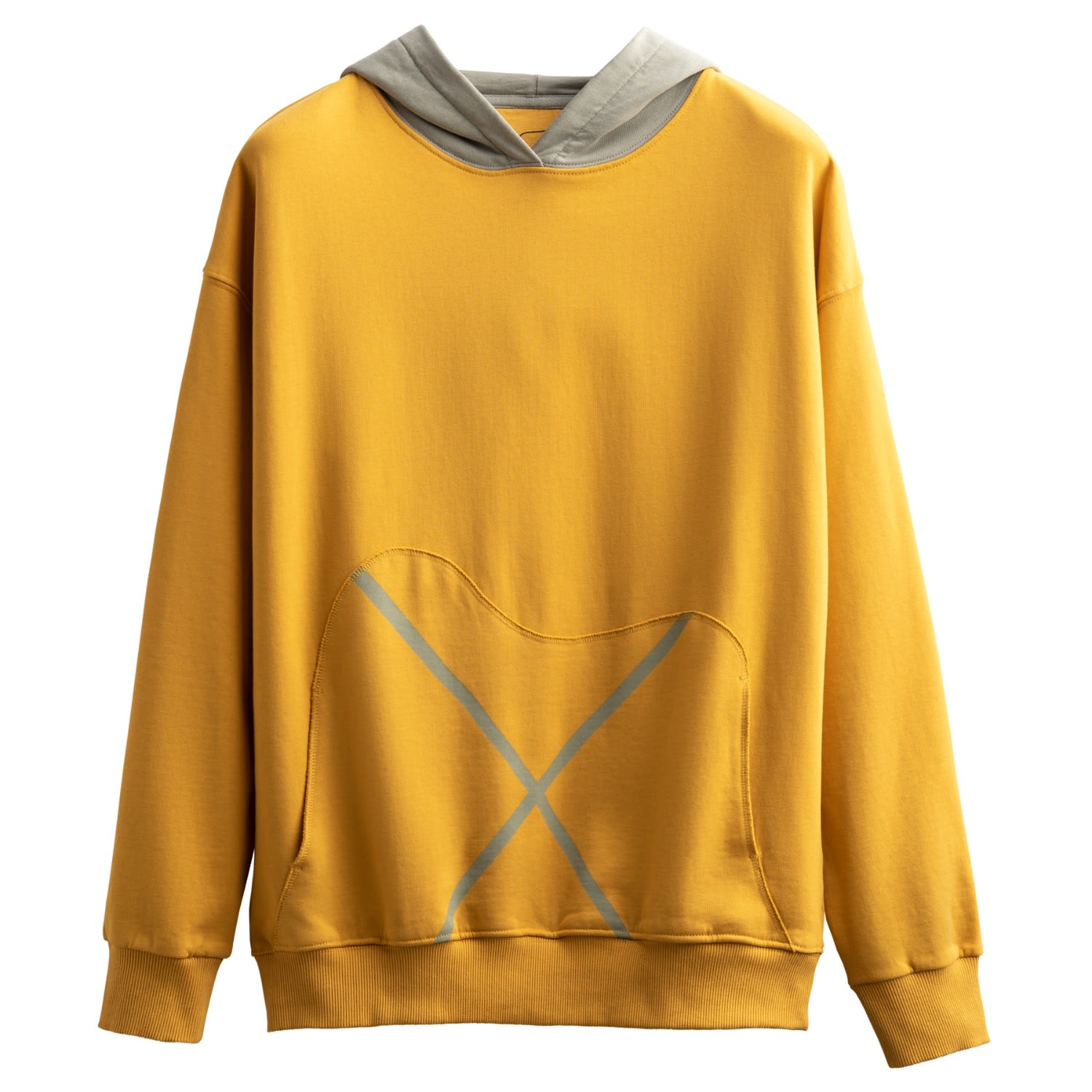 Men's Yellow / Orange Unisex Design Hoodie Sweatshirt - Xpocket - Sulphur Extra Small KAFT