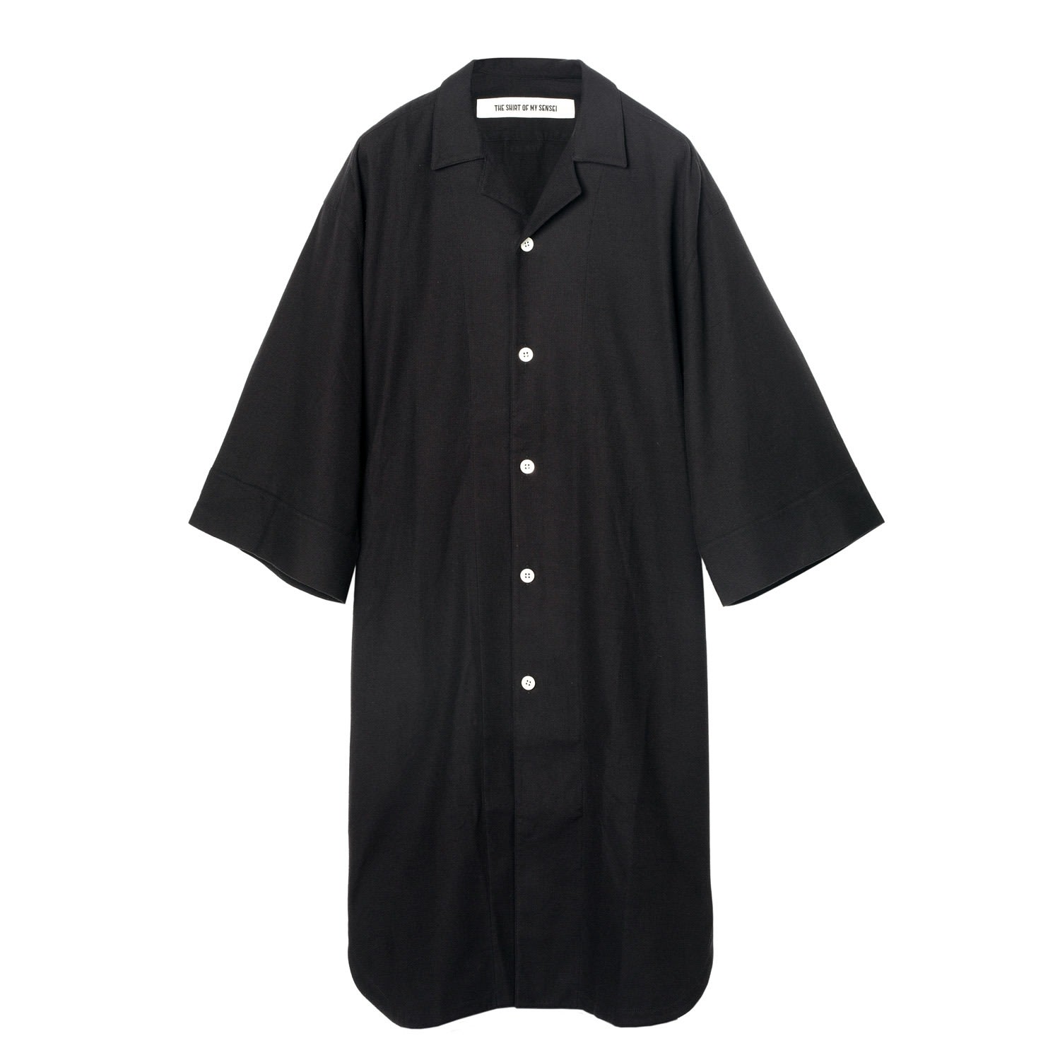Men's Yukata Shirt - Black THE SHIRT OF MY SENSEI