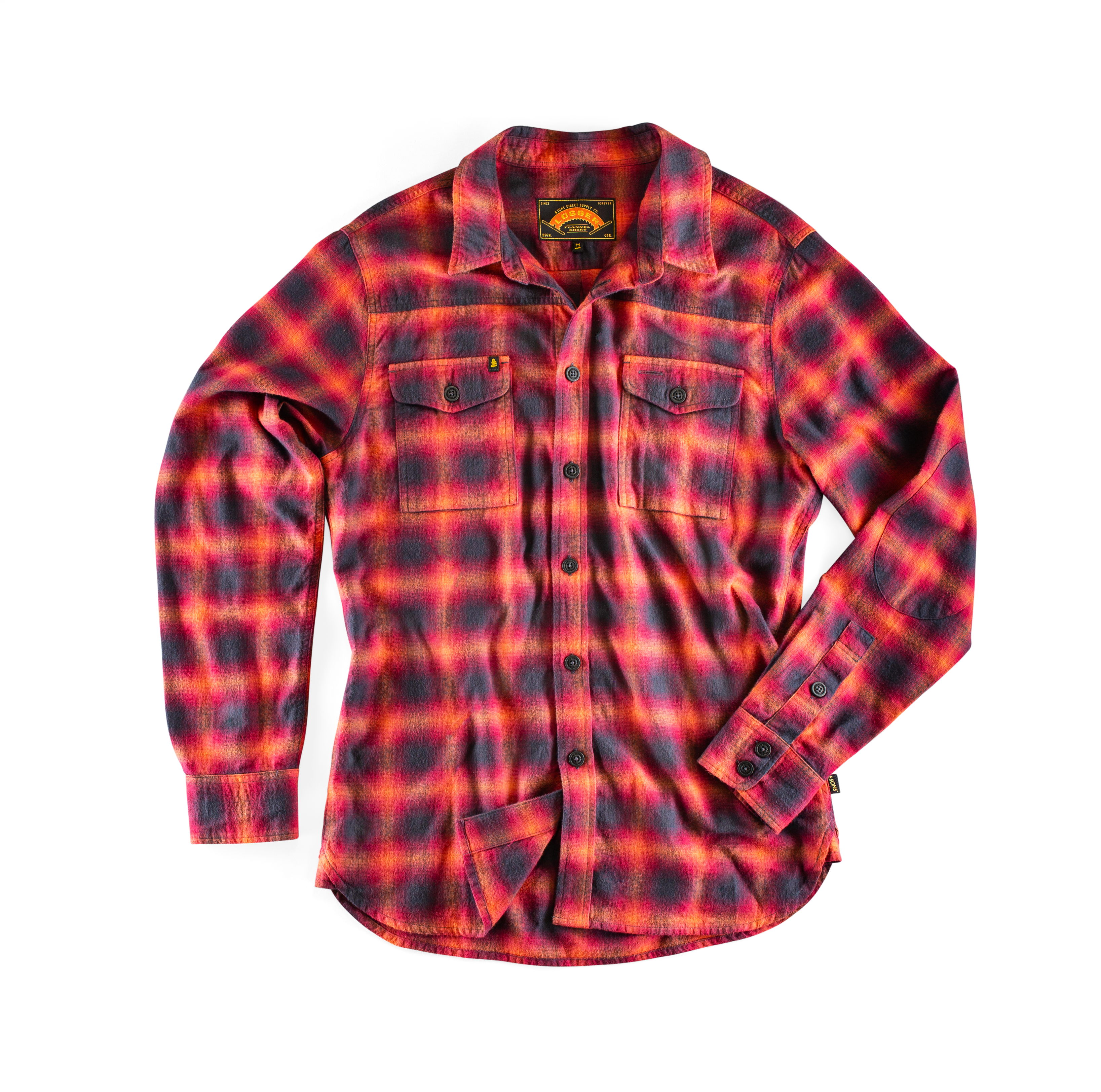 Men's &Sons Logger Shirt Red Small &SONS Trading Co