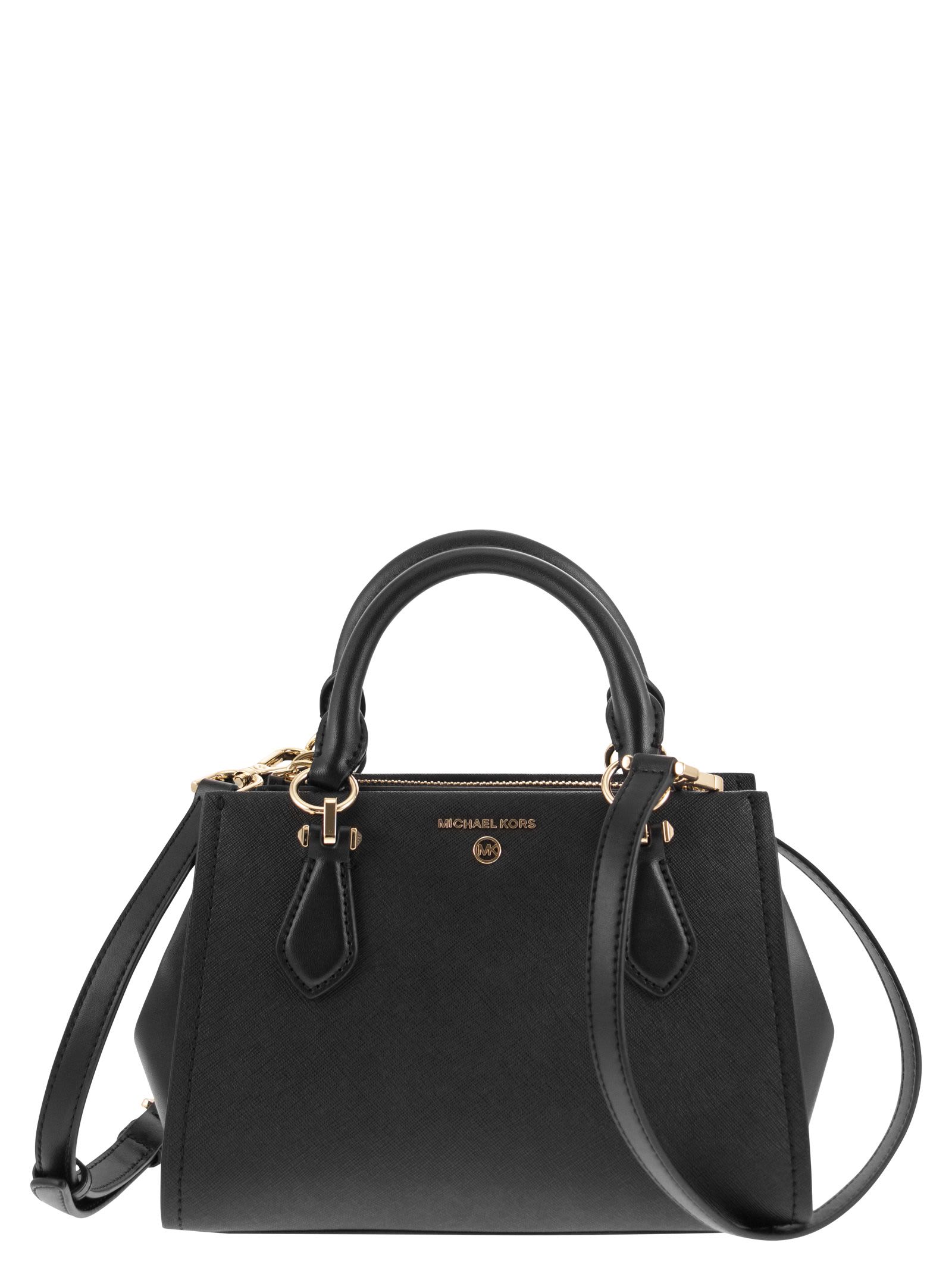 Michael Kors Small Marilyn Shoulder Bag In Saffiano Leather