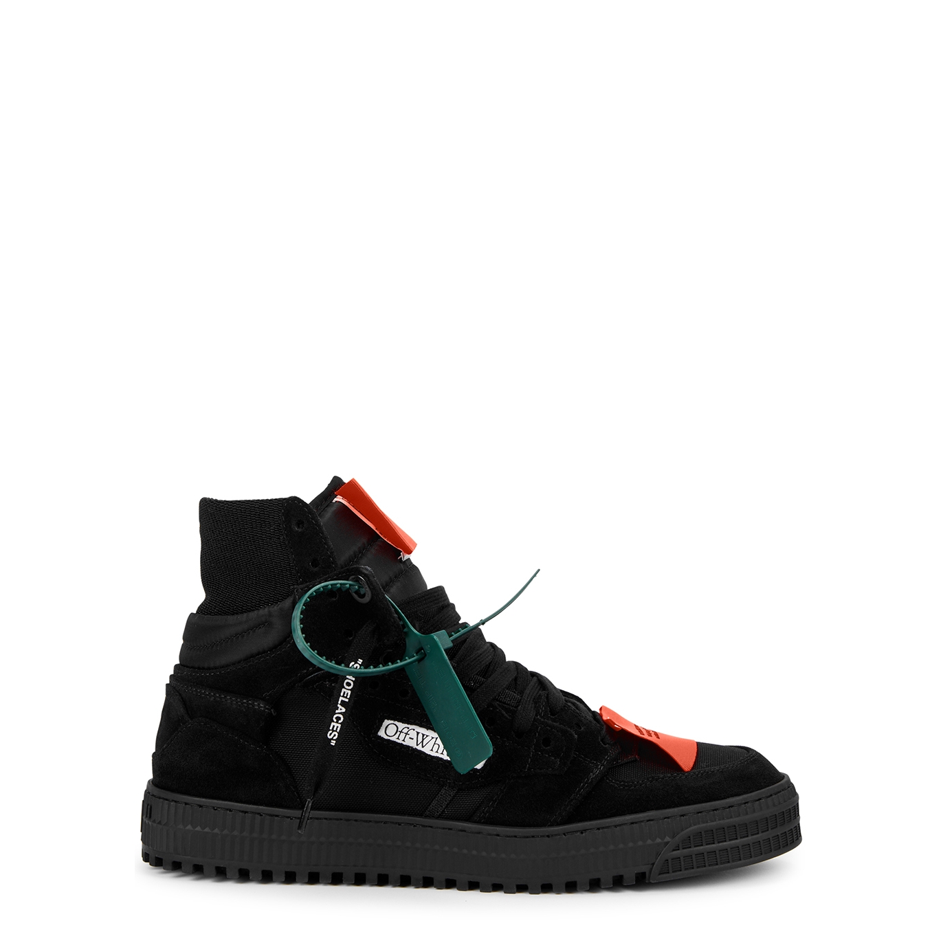 Off-White 3.0 Court Panelled Hi-top Sneakers - Black - 9