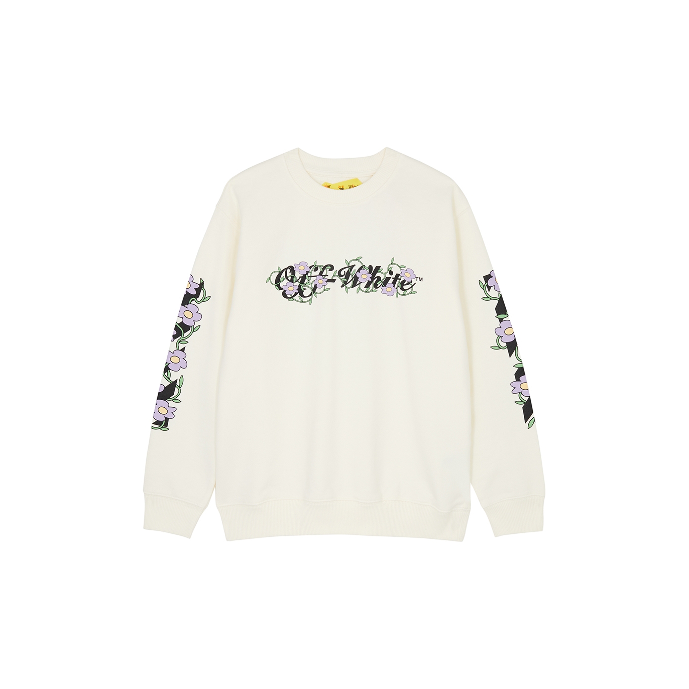 Off-White Kids Floral-print Cotton Sweatshirt - 6 Years
