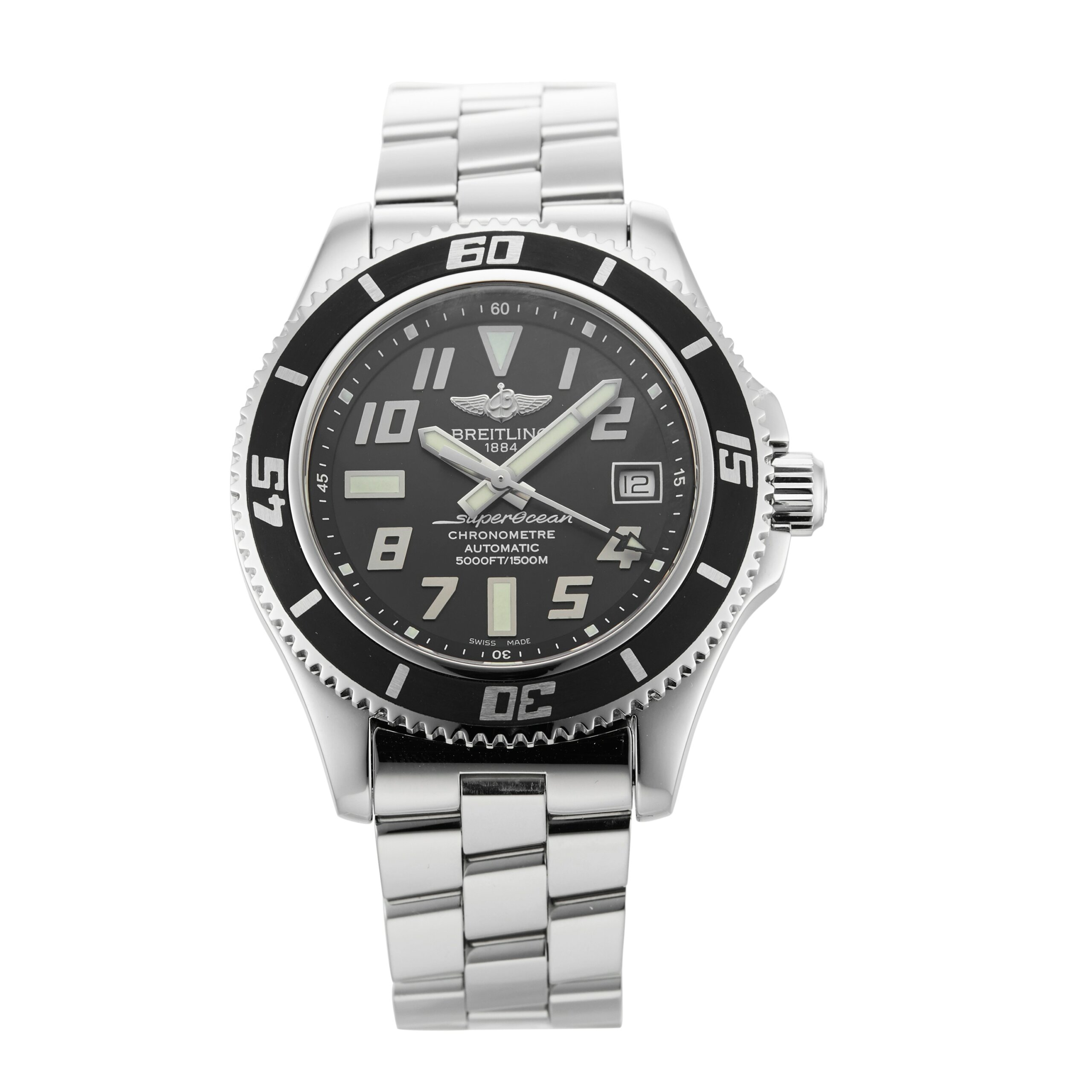 Pre-Owned Breitling Superocean 42 Mens Watch A1736402/BA28