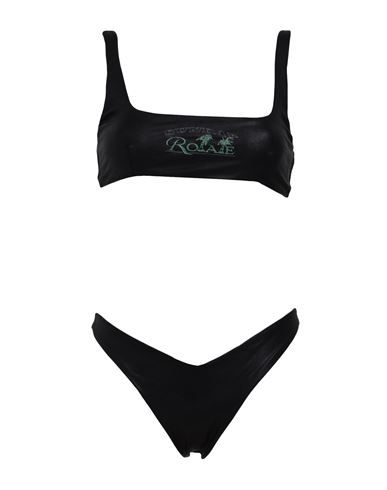 Rotate Birger Christensen Woman Bikini Black Size S Recycled polyamide, Elastane