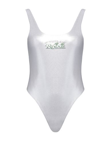 Rotate Birger Christensen Woman One-piece swimsuit Silver Size XS Recycled polyamide, Elastane