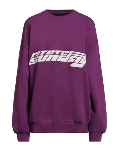 Rotate Birger Christensen Woman Sweatshirt Purple Size S Organic cotton